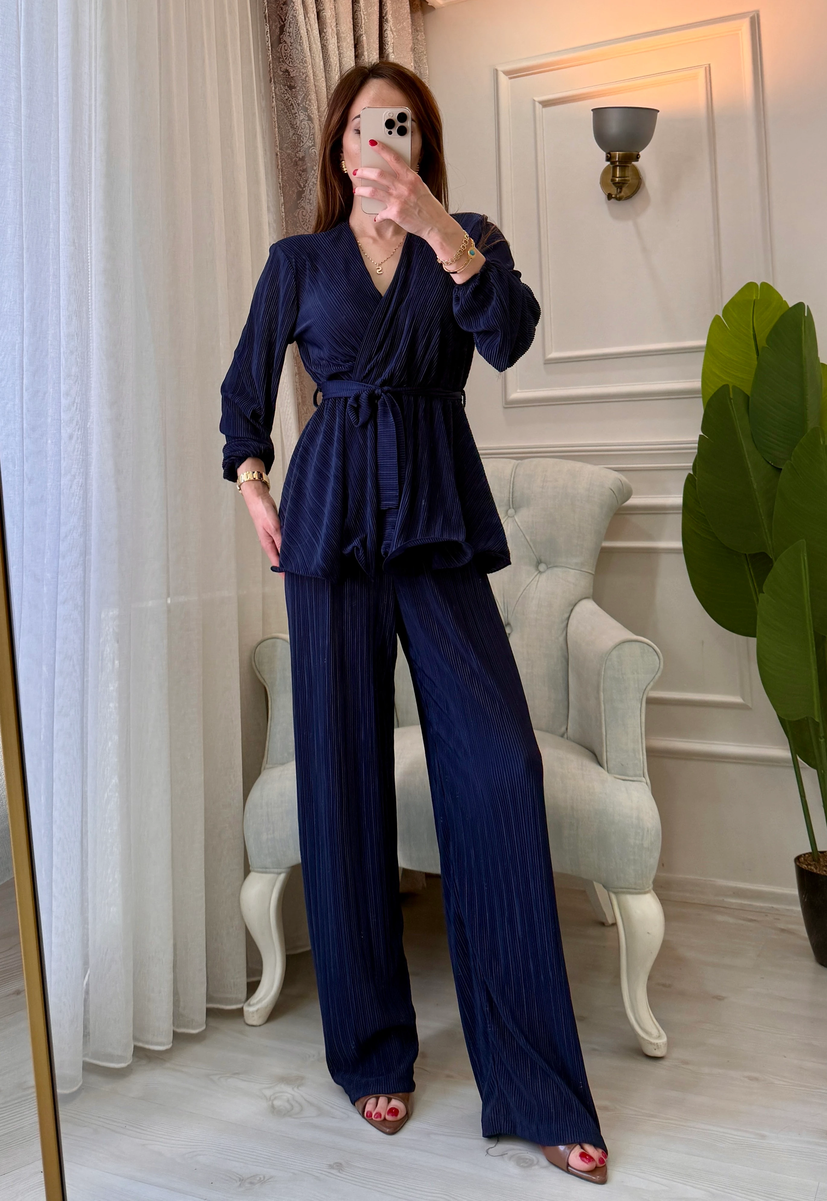 PİLİSE TAKIM LACİVERT