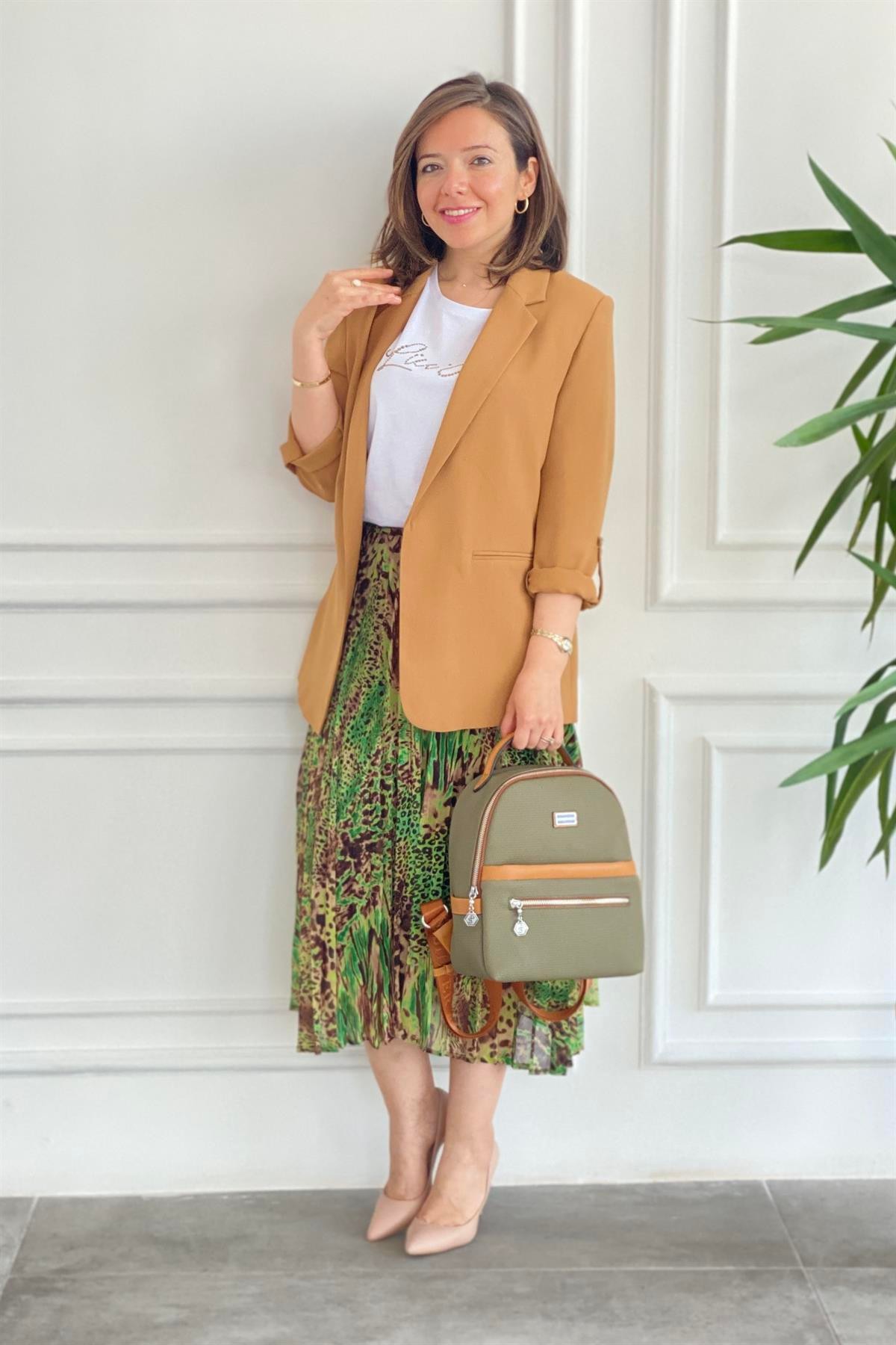 Kol Apoletli Blazer Ceket