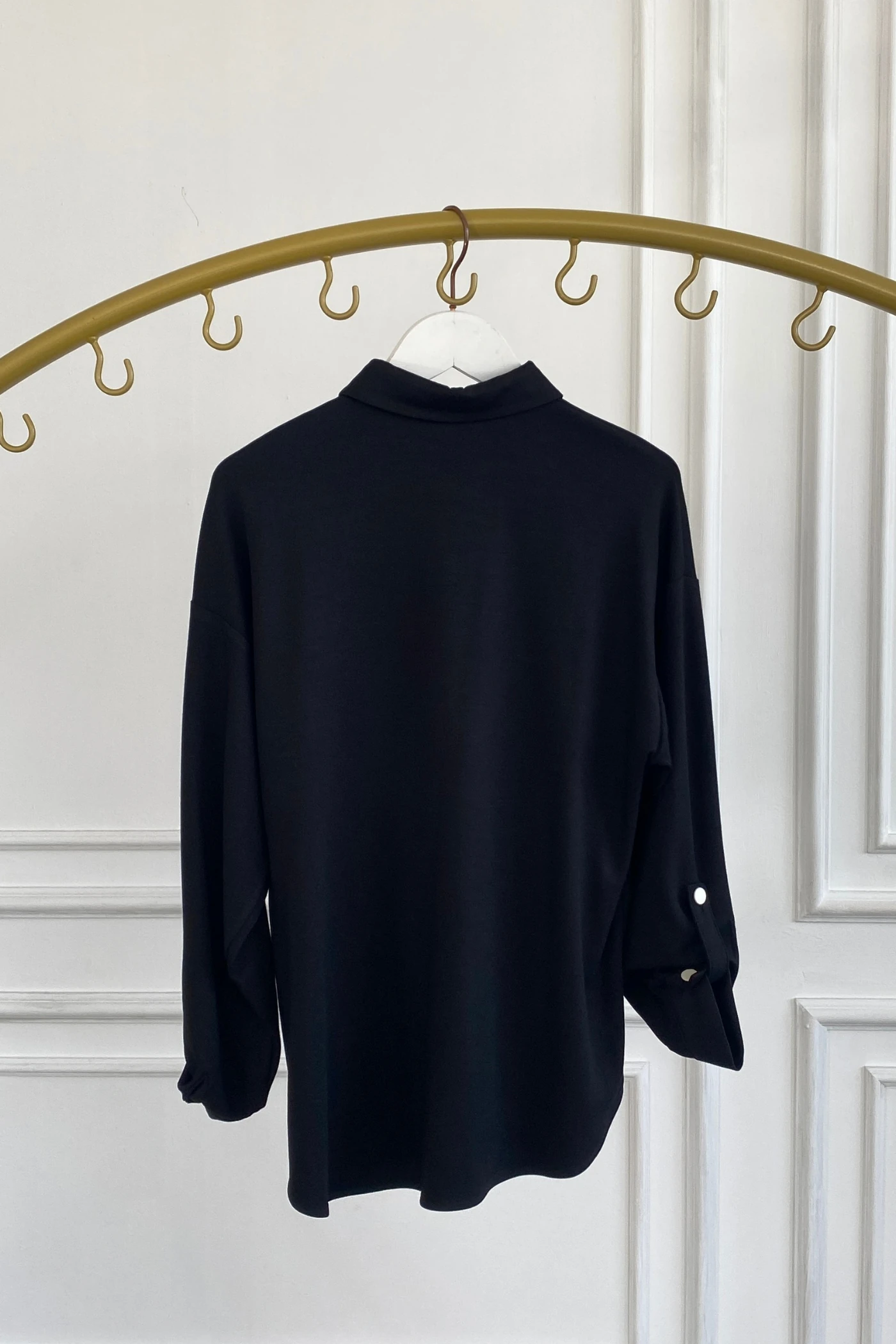 Önden Düğmeli Örme Bluz