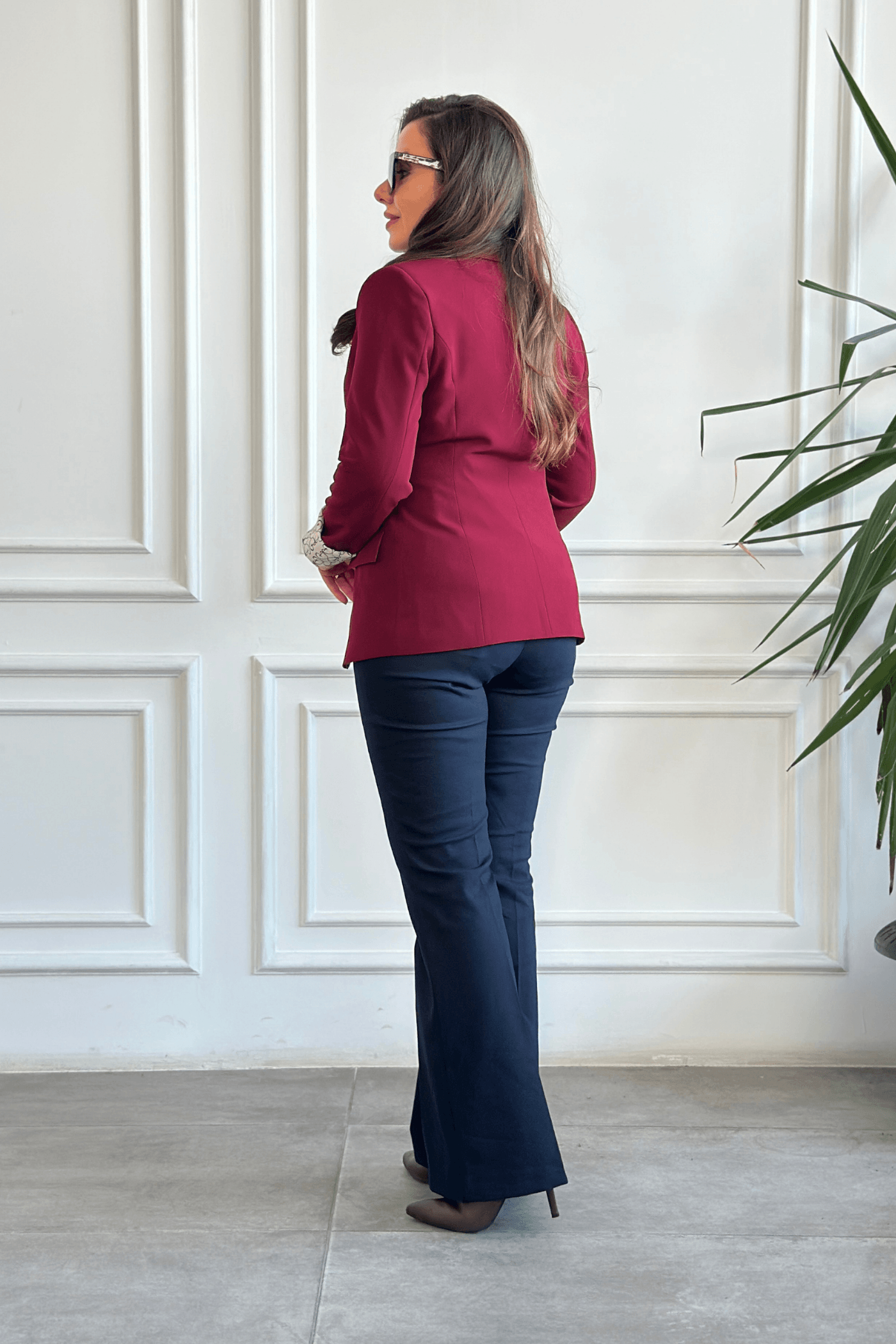 Kol Manşeti D Garnili Blazer Ceket