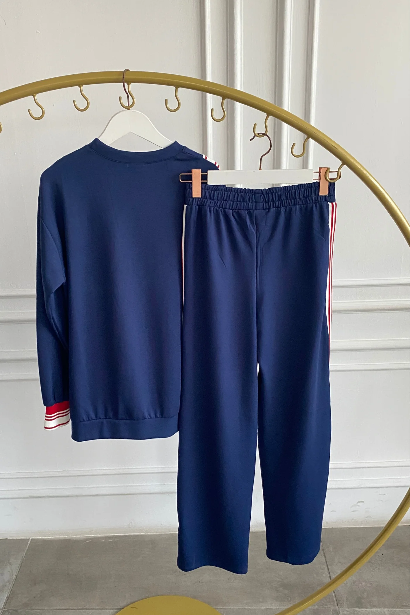 Modal Ribana Detaylı Eşofman Takımı 