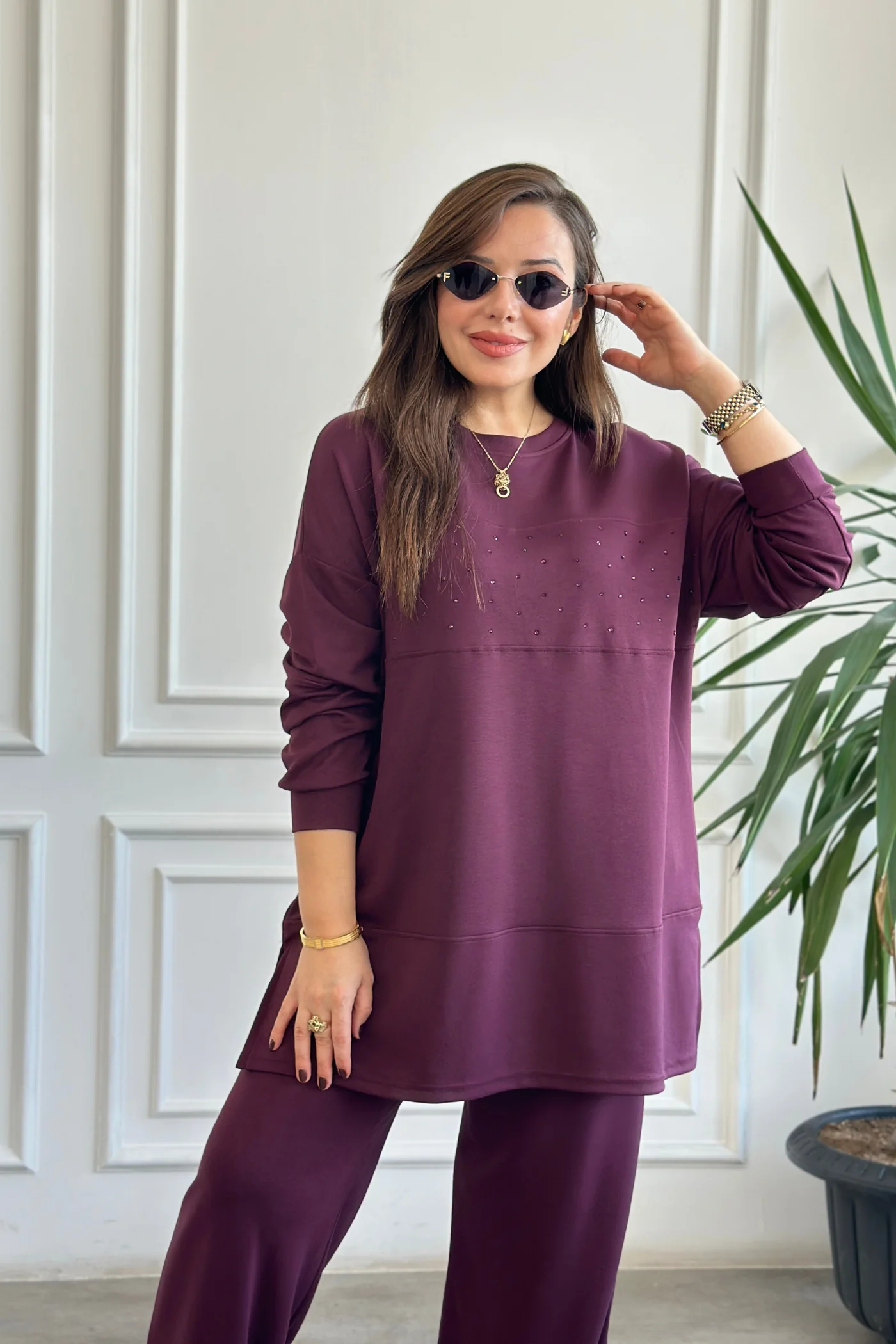 Önü Taş Detaylı Takım - MURDUM