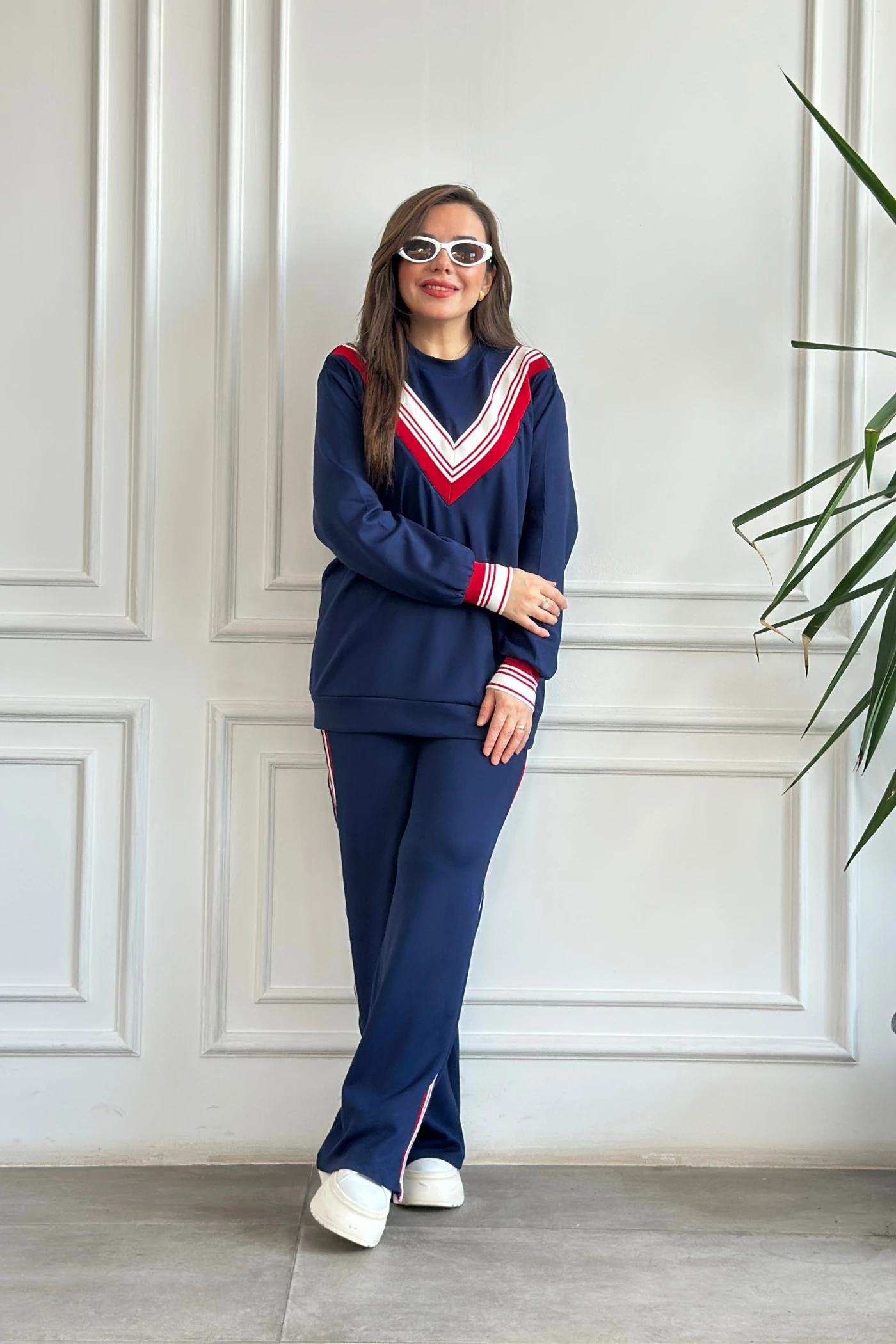 Modal Ribana Detaylı Eşofman Takımı 