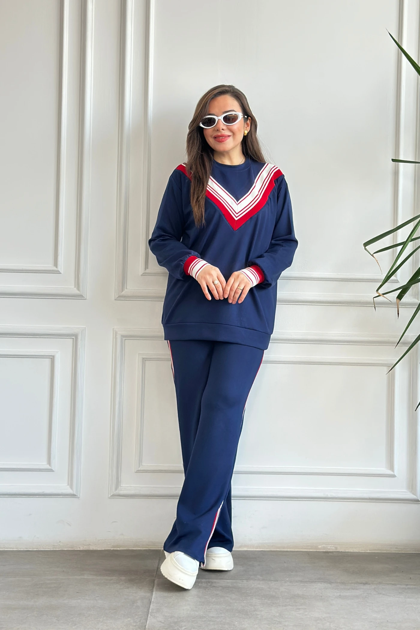 Modal Ribana Detaylı Eşofman Takımı 