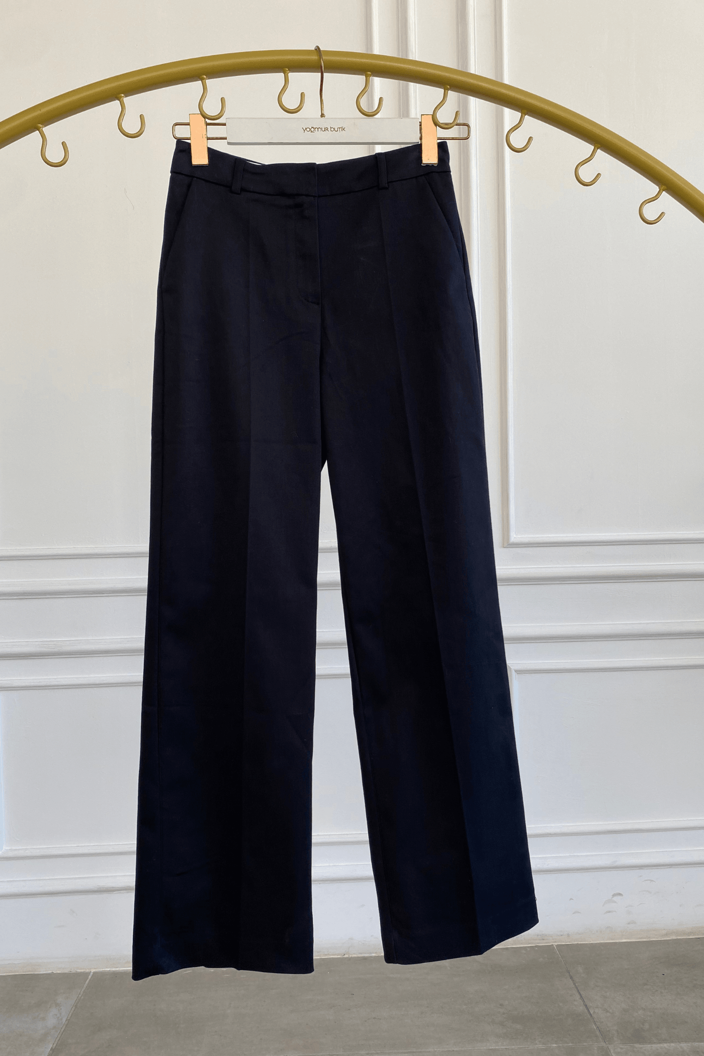 Bol Paça Kumaş Pantolon 