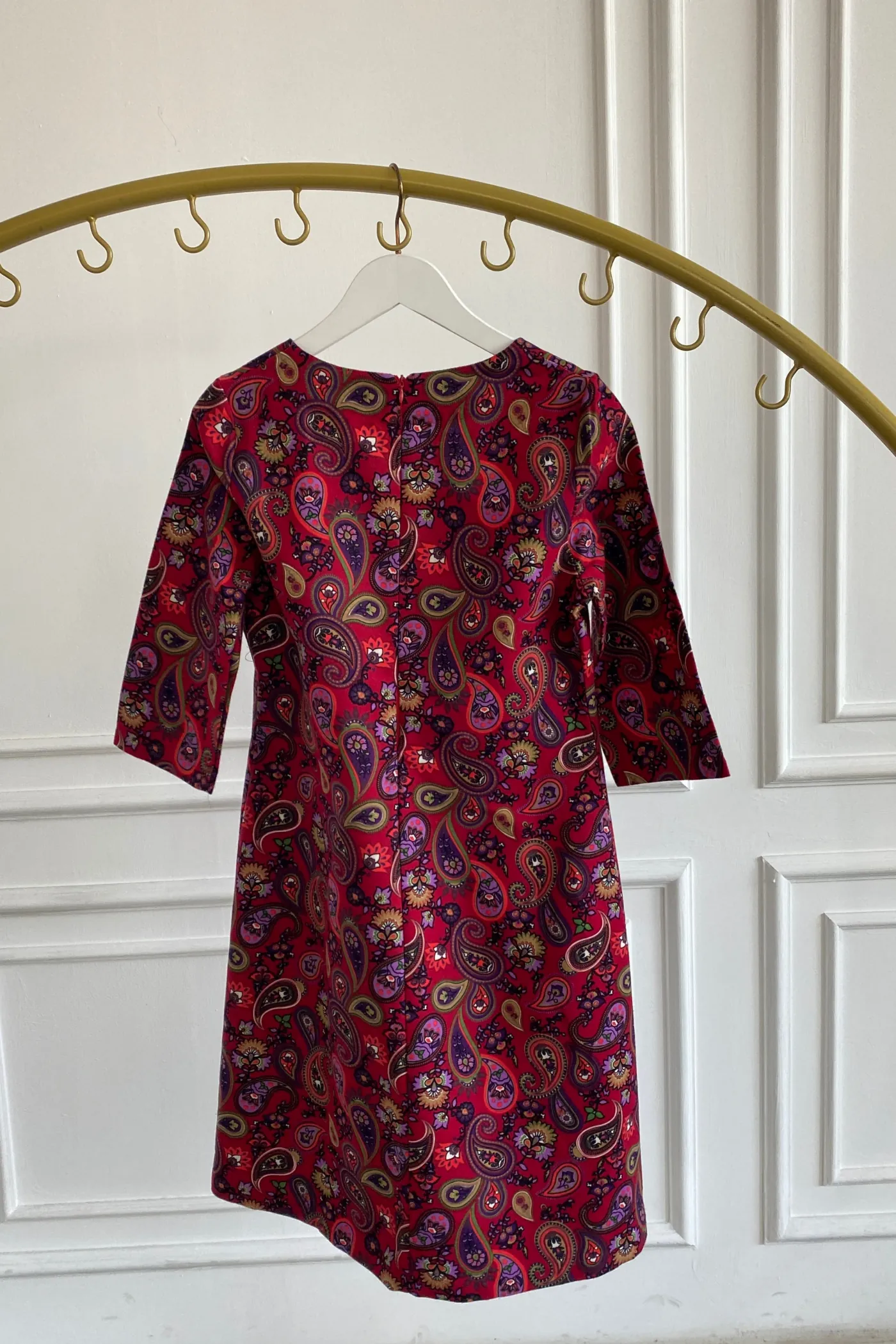 Kare Yaka Pazen Elbise - FUSYA MOR