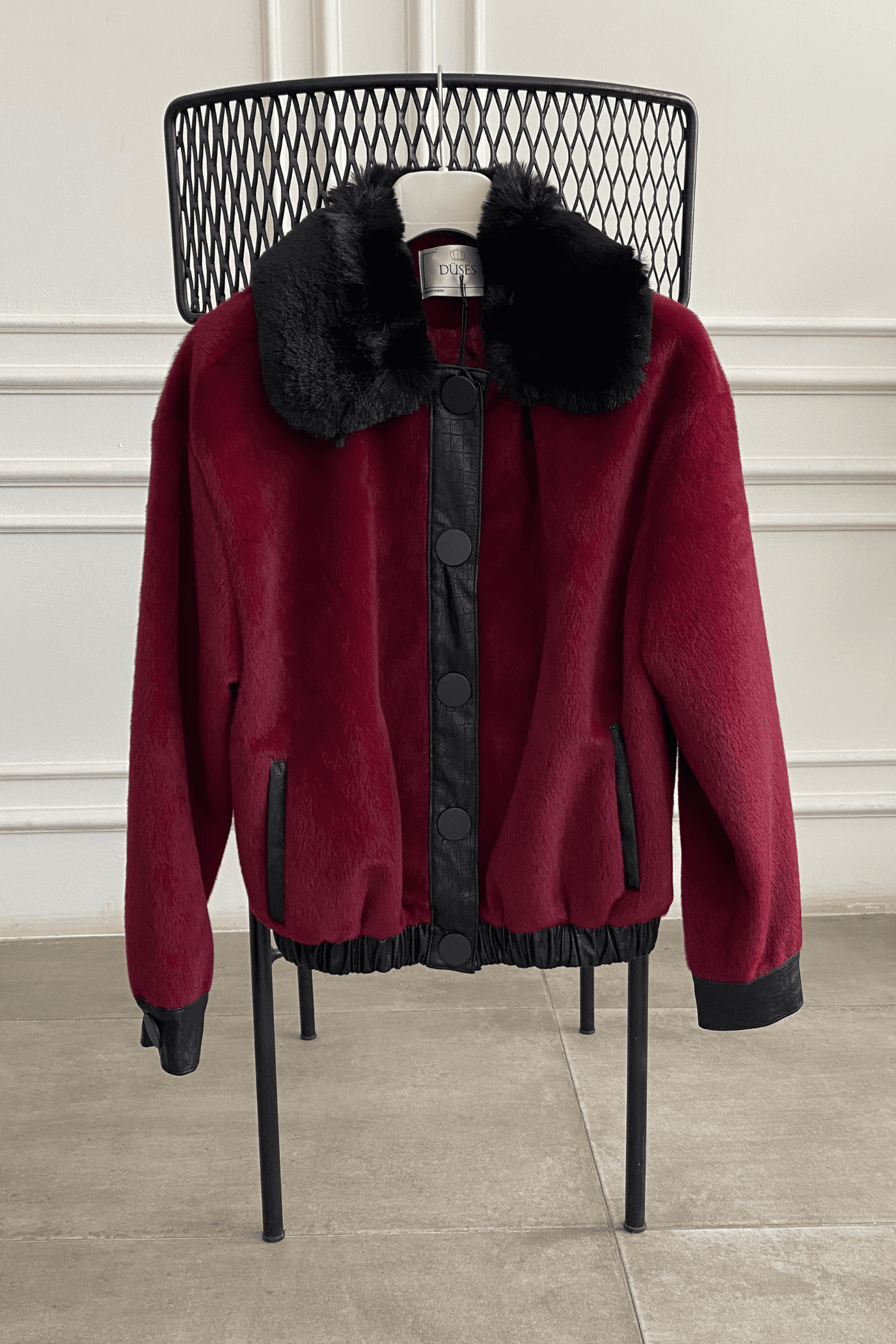 Timsah Derili Bomber Mont - BORDO