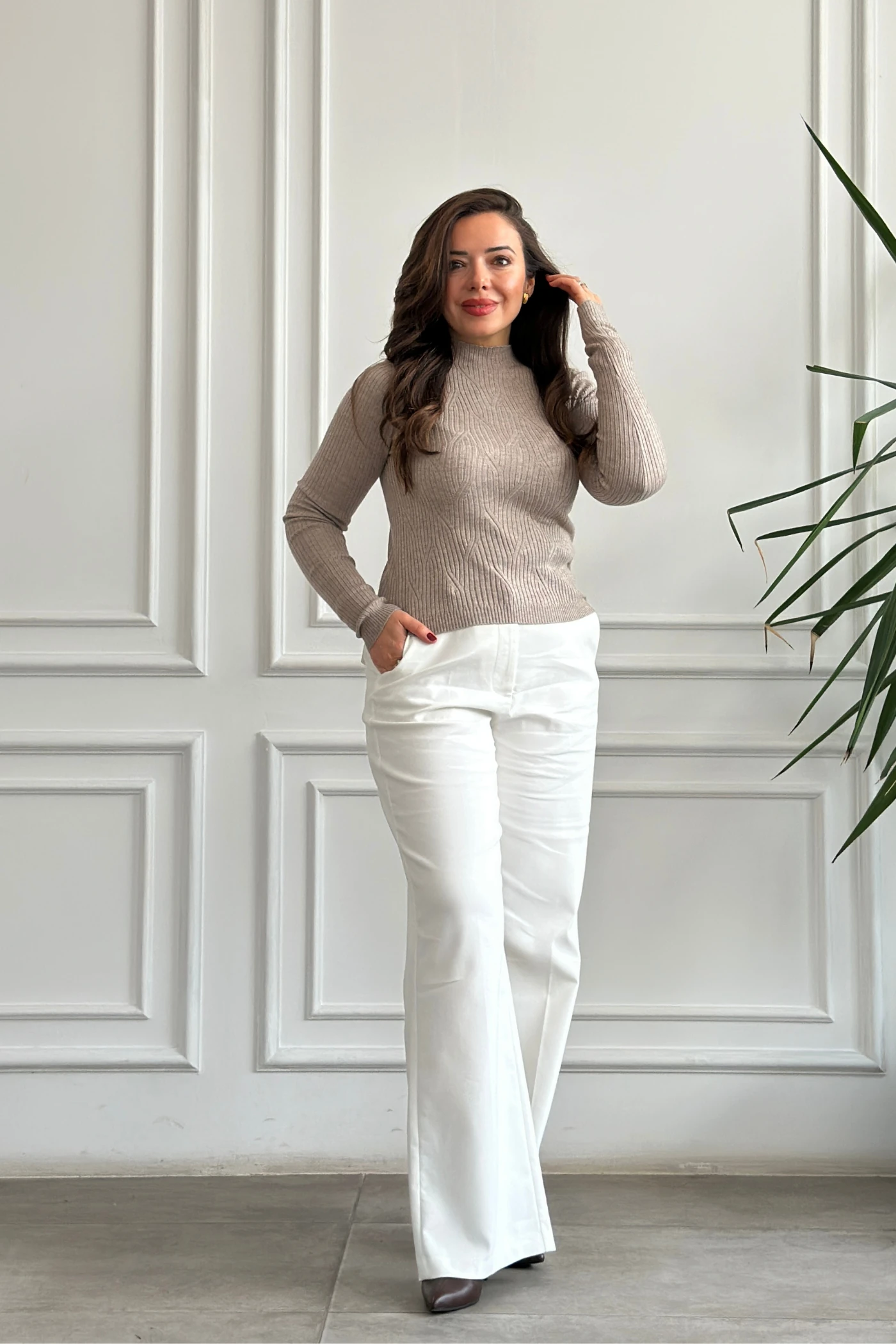 Yarım Balıkçı Fitilli Triko - VIZON