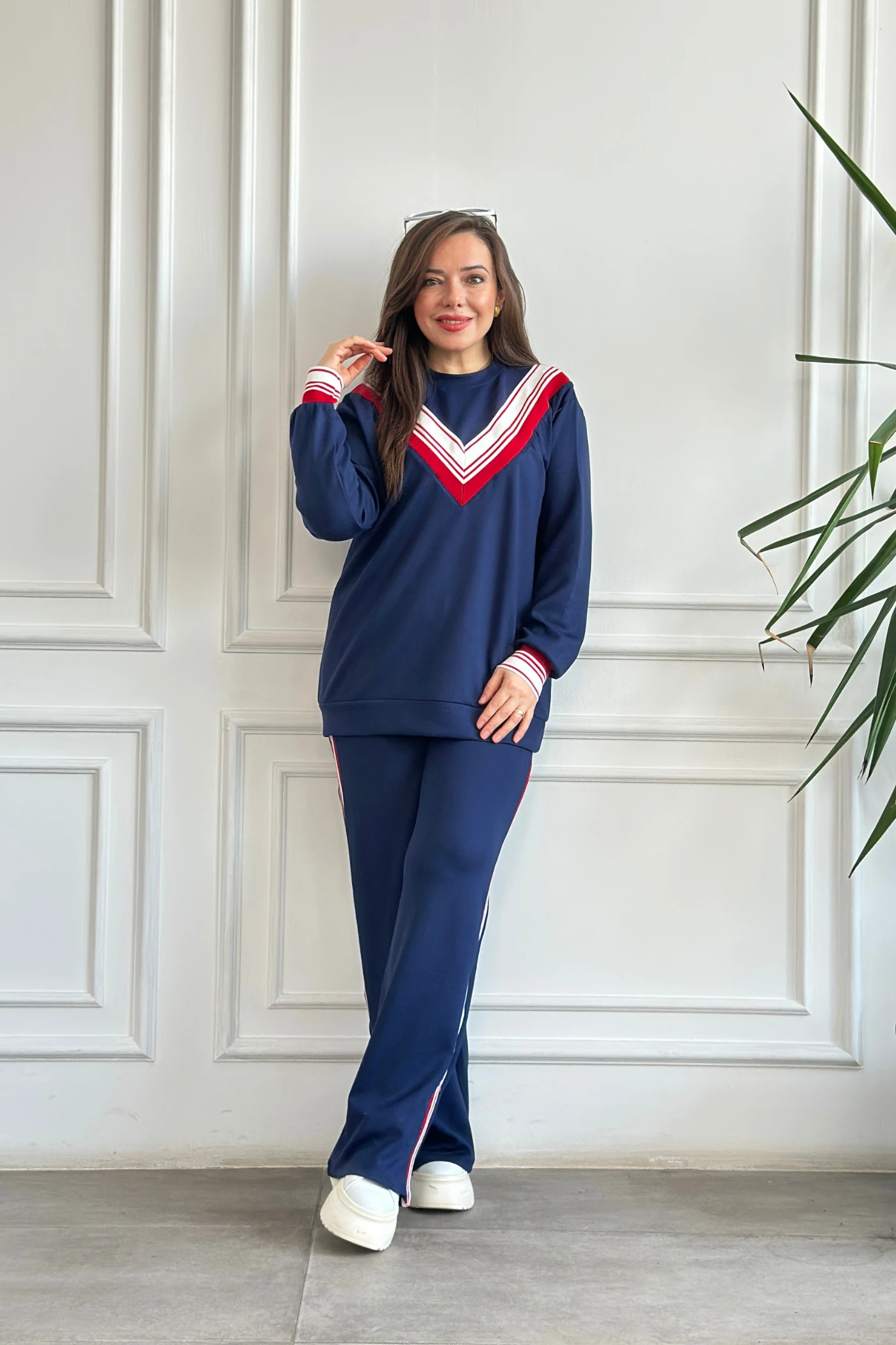 Modal Ribana Detaylı Eşofman Takımı 