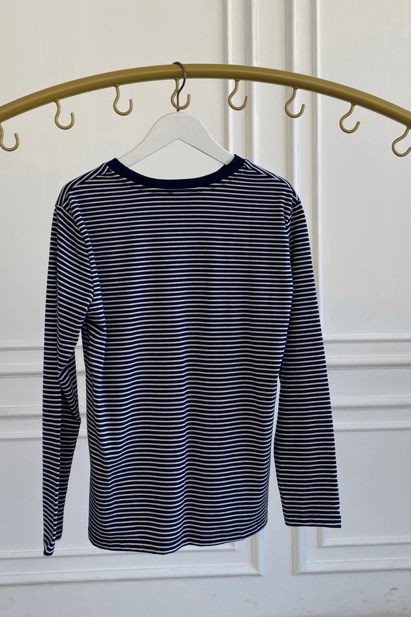 Bisiklet Yaka Çizgili Sweat 