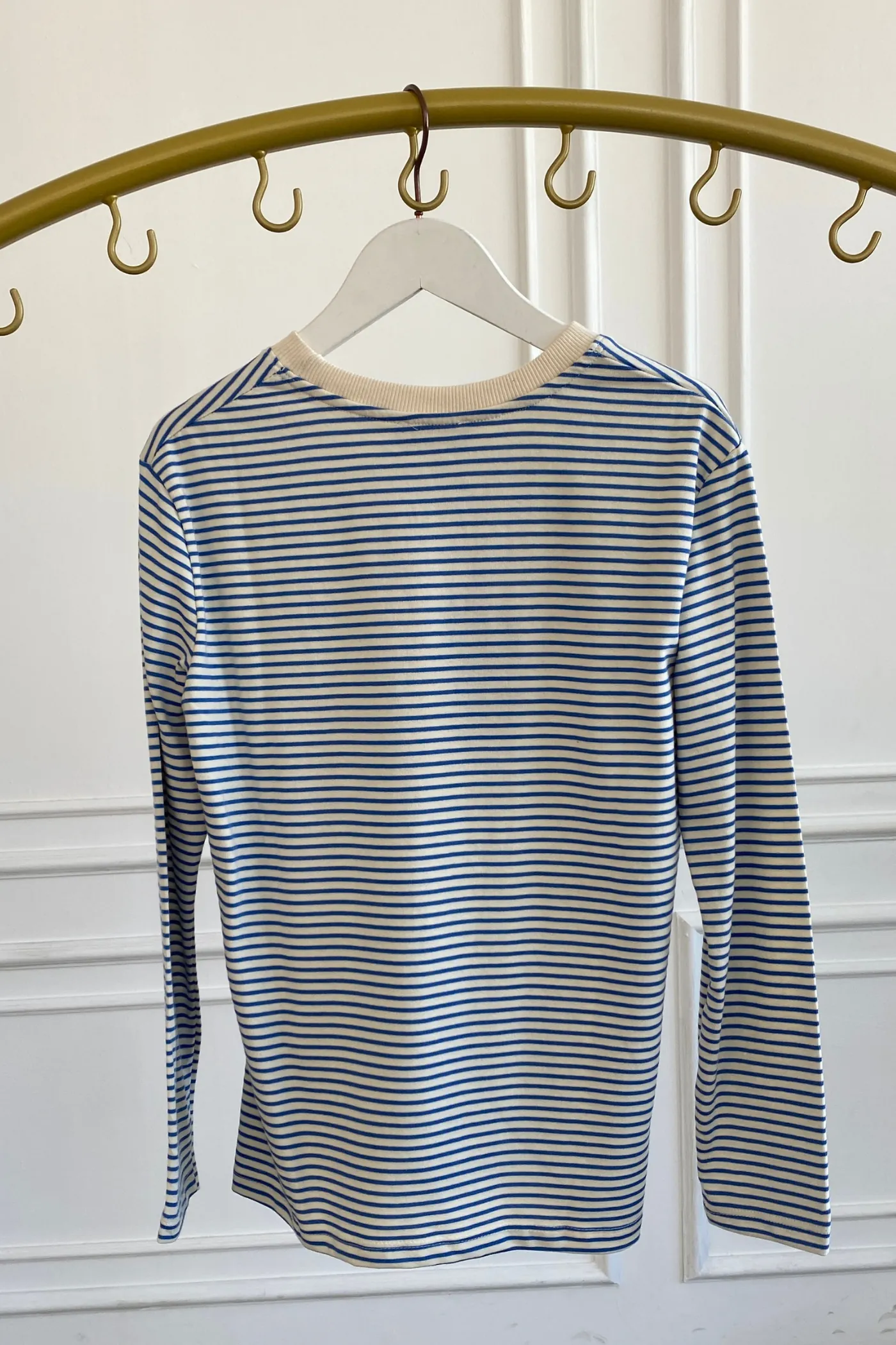 Bisiklet Yaka Çizgili Sweat 