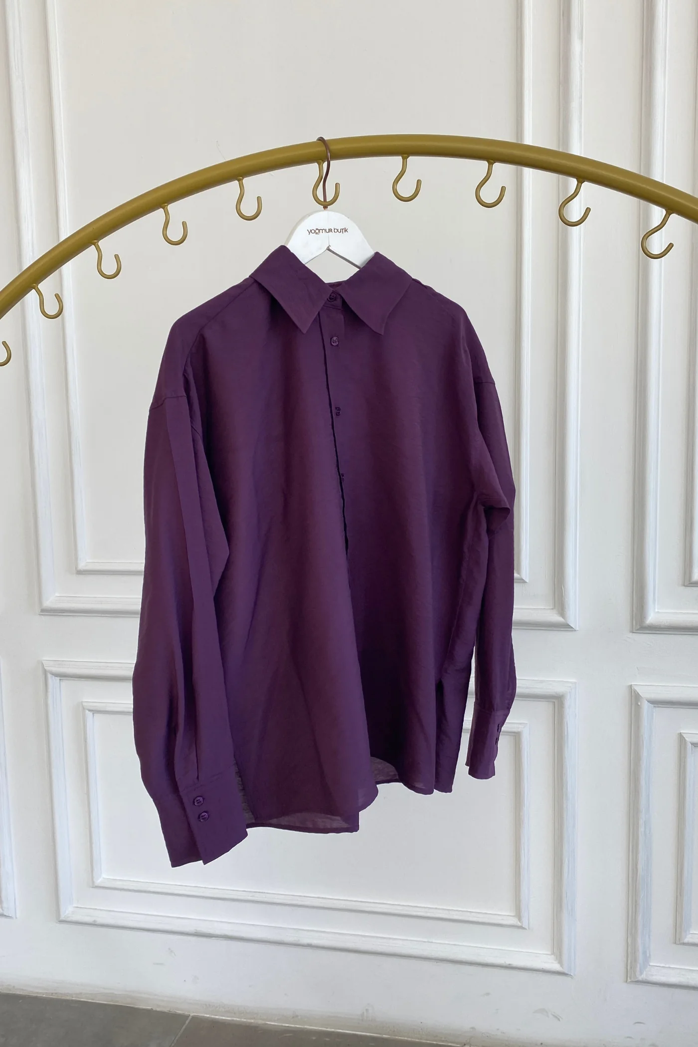 Düz Modal Gömlek - MOR