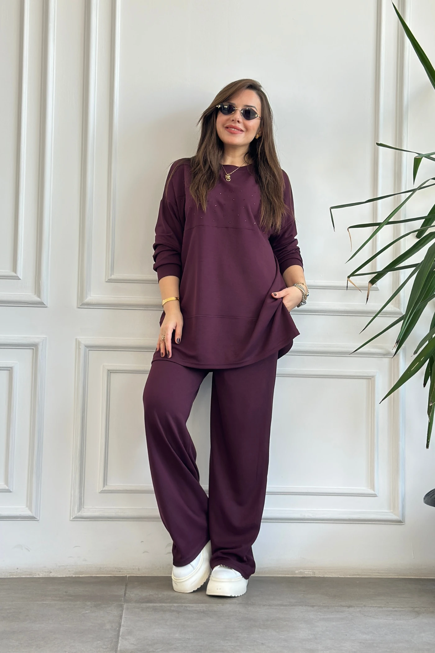 Önü Taş Detaylı Takım - MURDUM