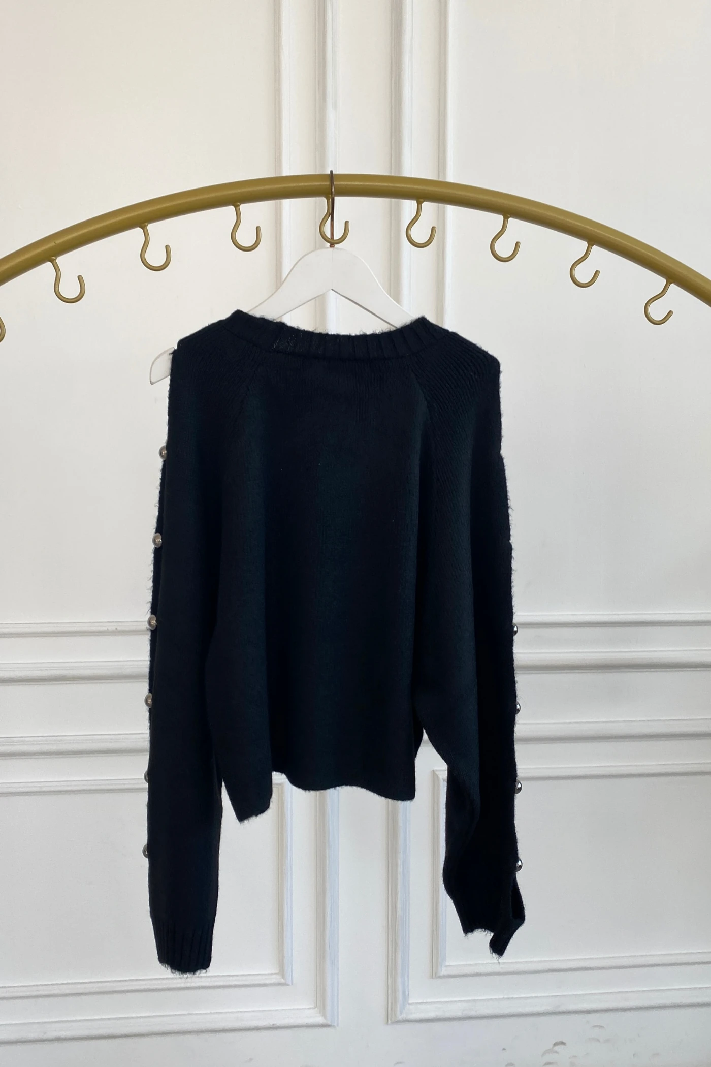 Kol Detaylı Triko Kazak