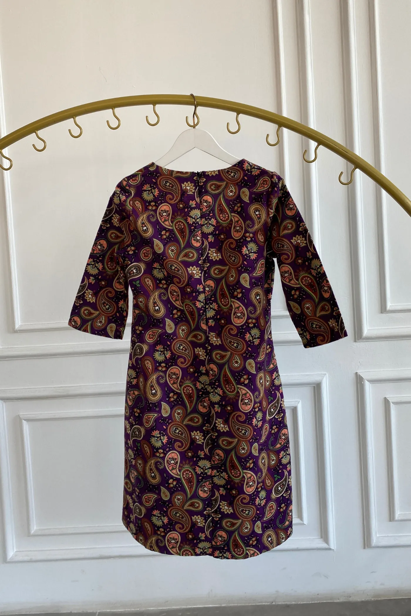 Kare Yaka Pazen Elbise - MOR