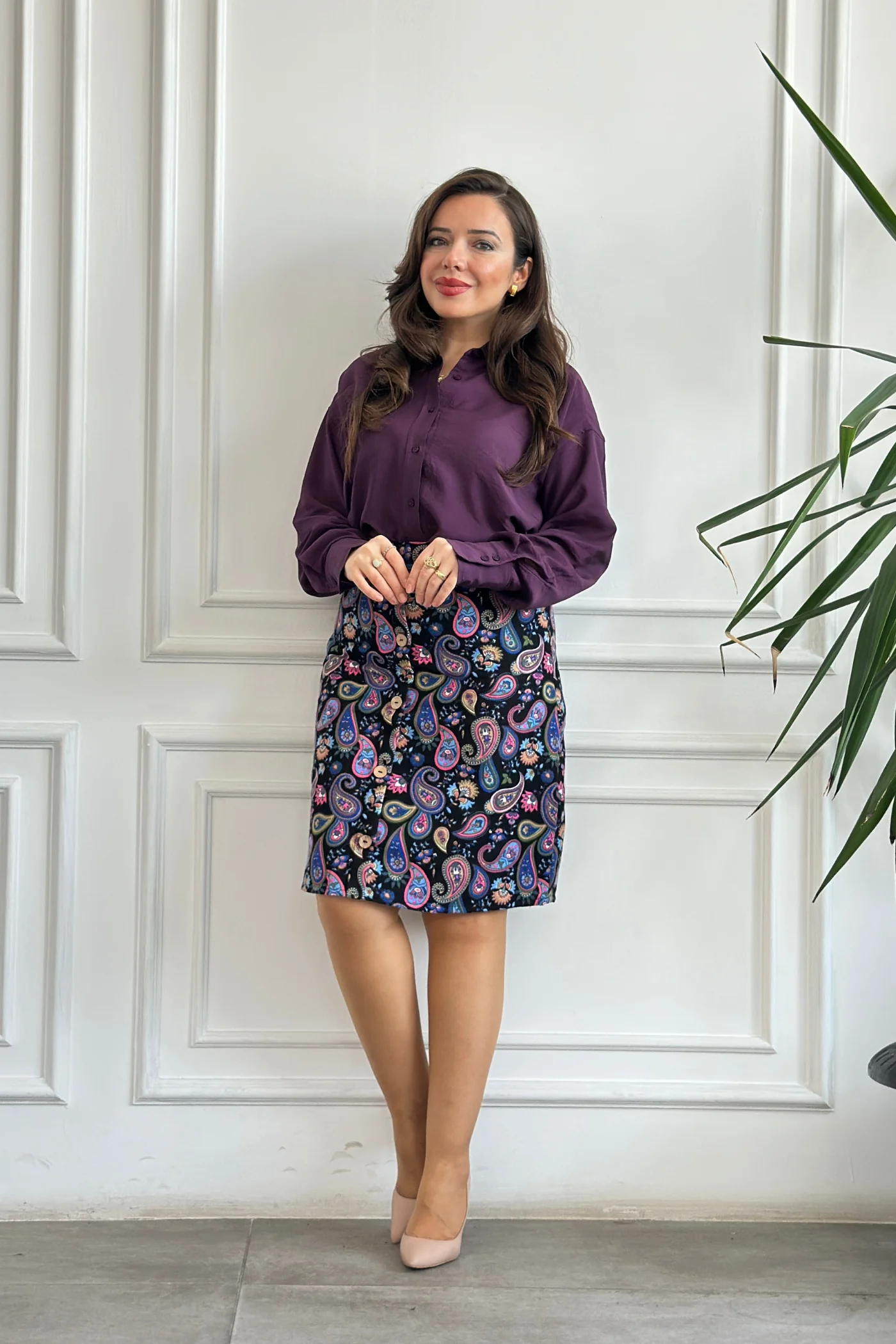 Düz Modal Gömlek - MOR