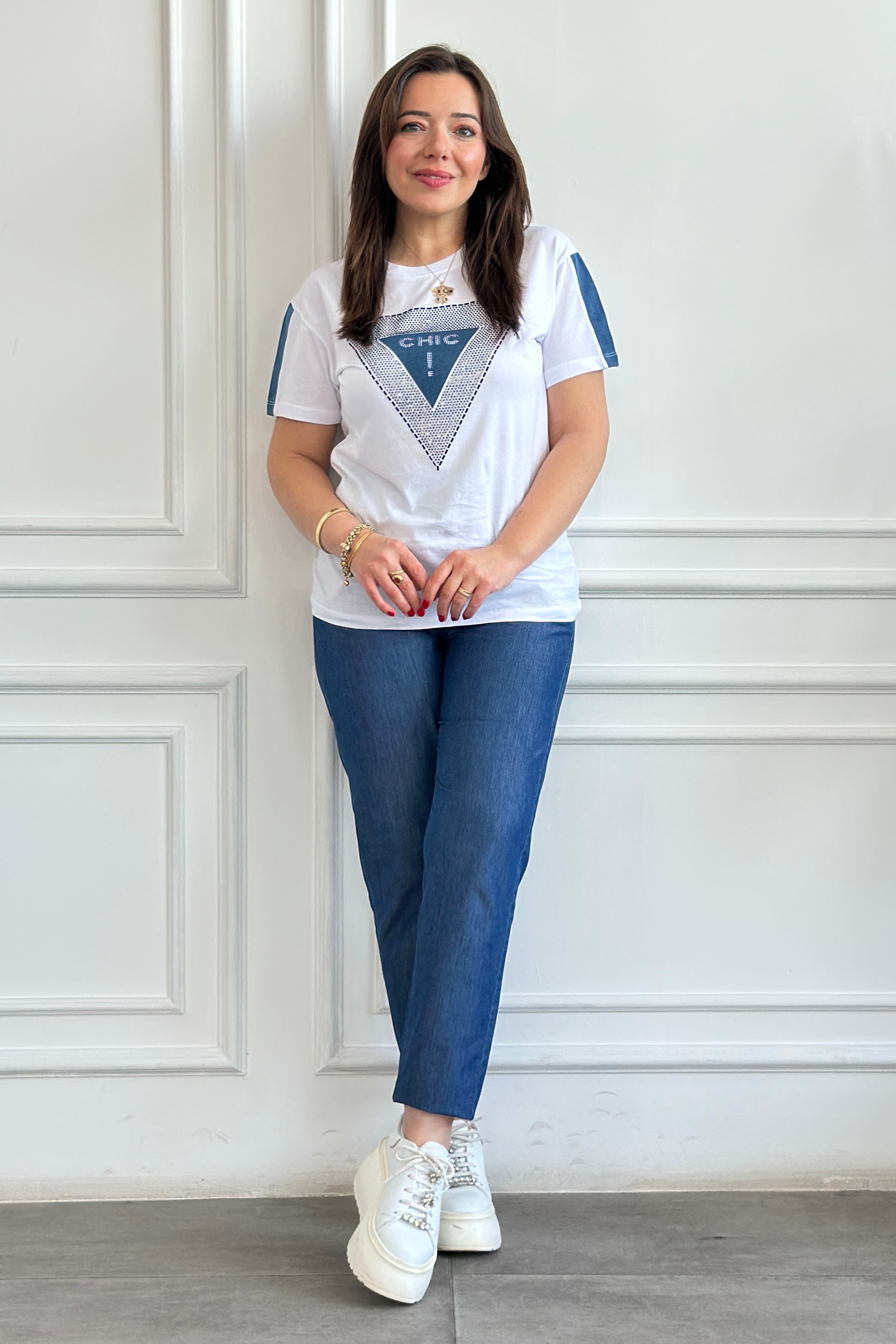 Beli Lastikli Spor Pantolon  - LACIVERT