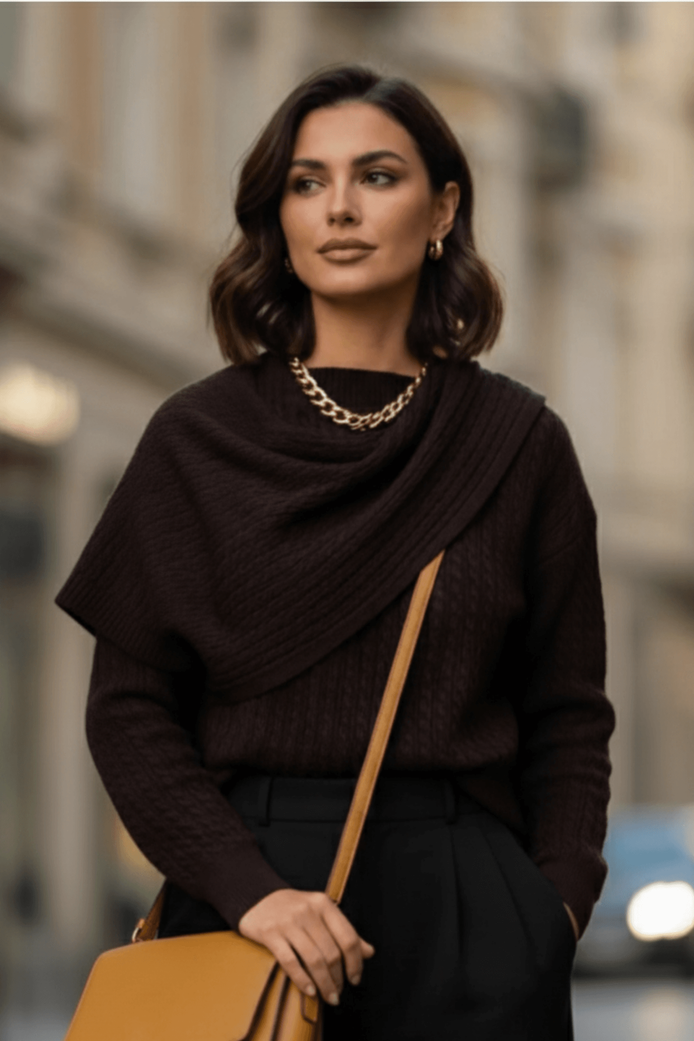 Saç Örgülü Tasarım Triko