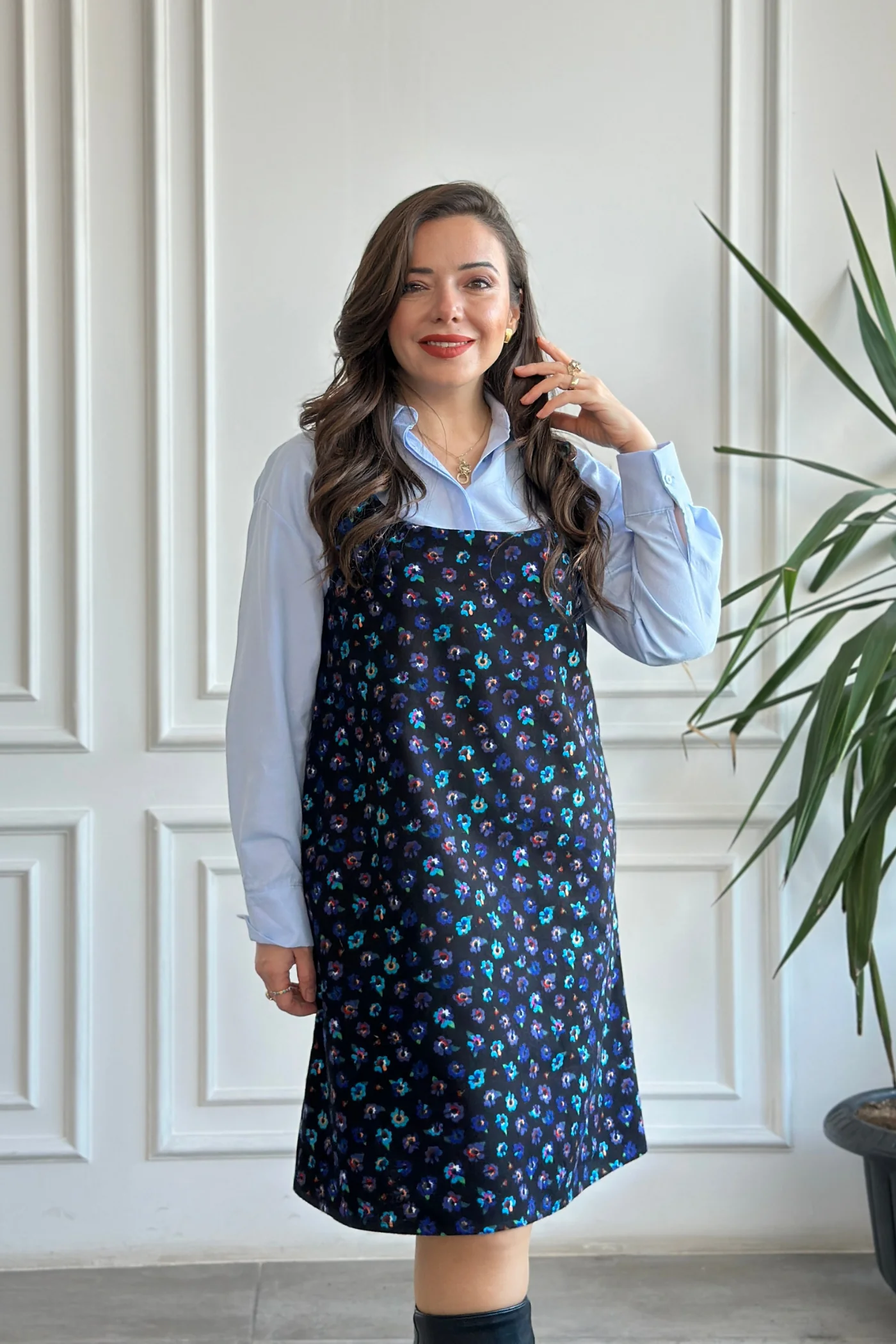 Gizli Düğme Detaylı Gömlek