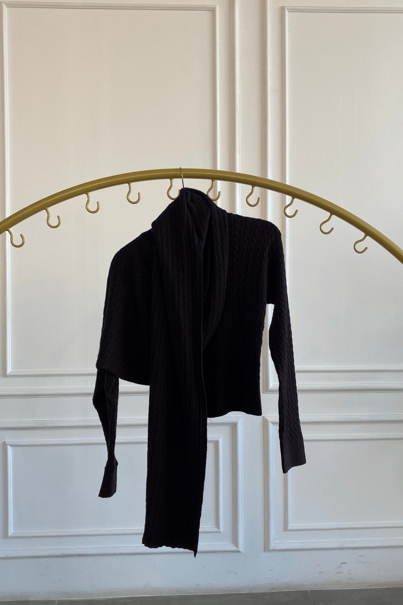 Saç Örgülü Tasarım Triko