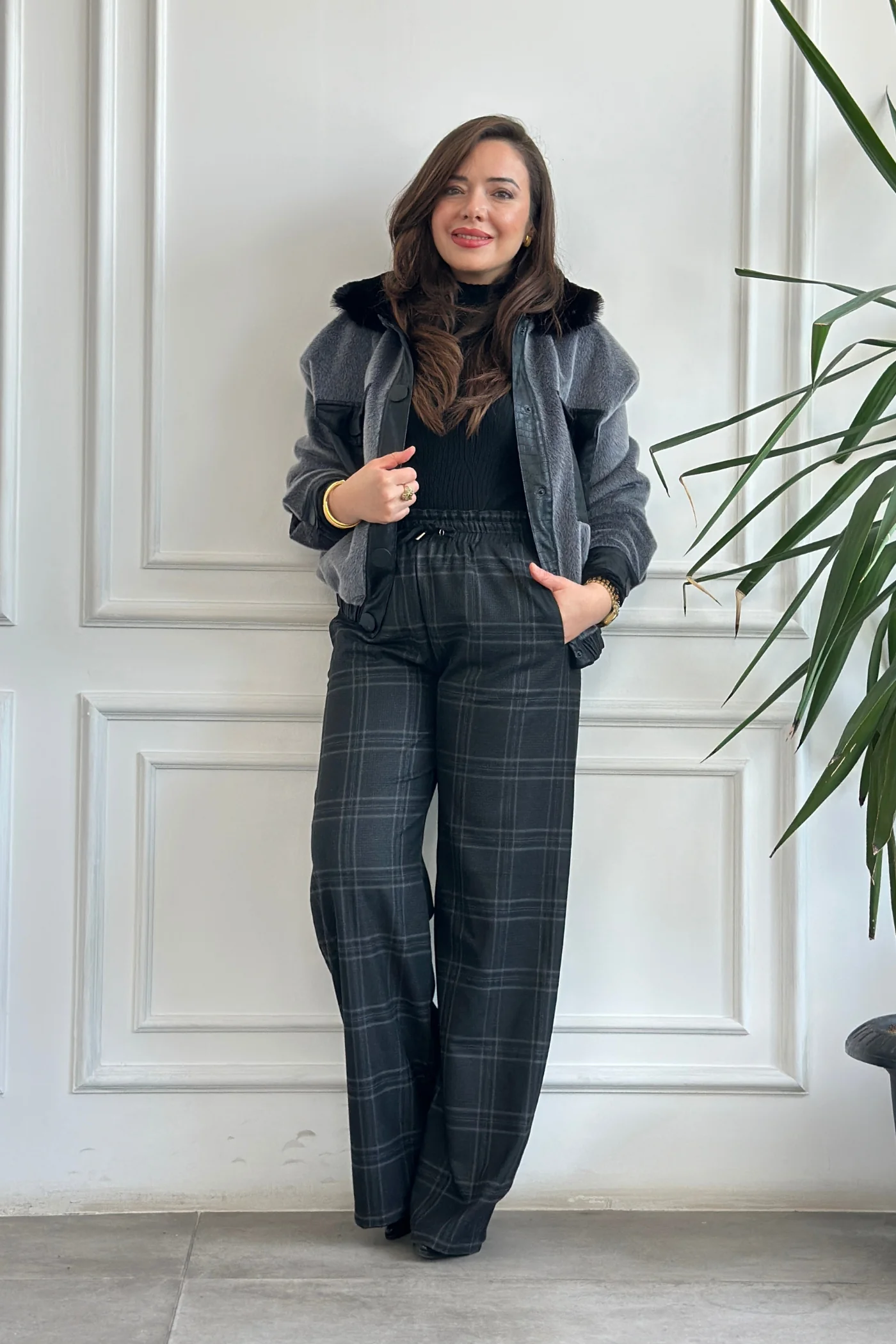 Timsah Derili Posta Cepli Bomber Mont - Gri