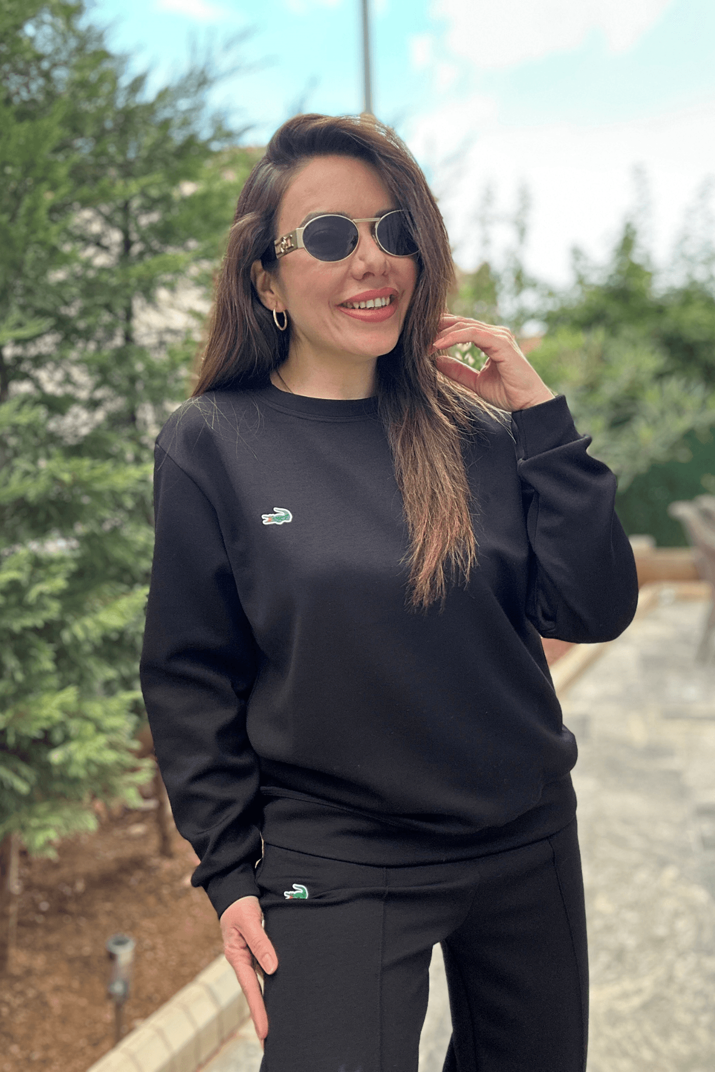 Pantolonu Nervür Dikişli Düz Takım
