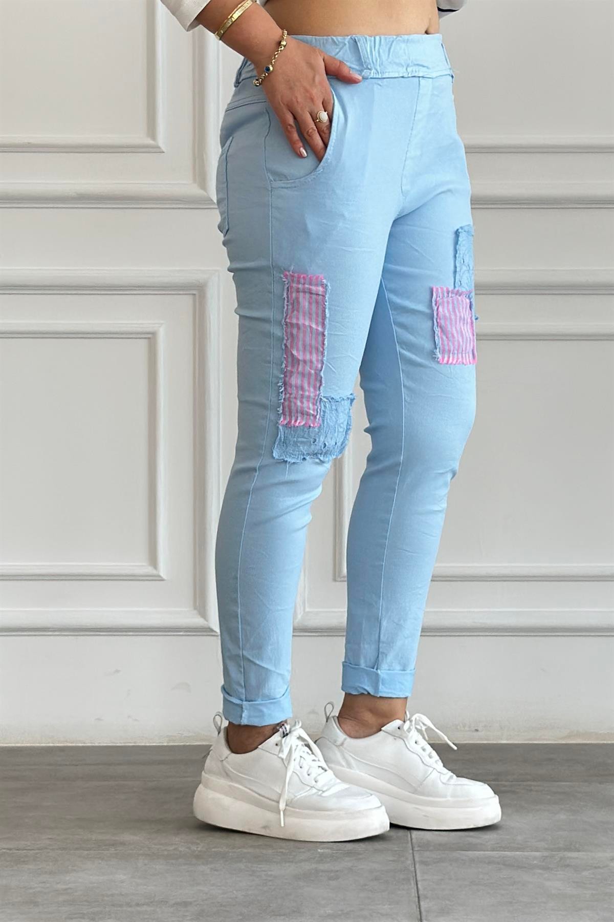 Yama Detaylı Pantolon