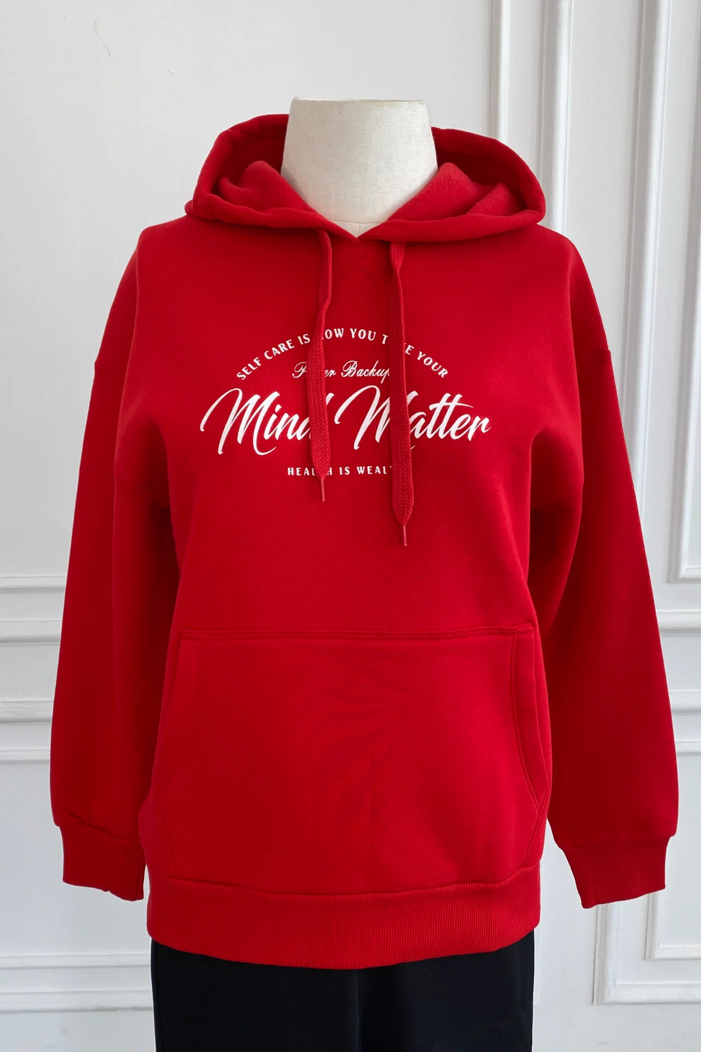 Kanguru Cep Detaylı Kapşonlu Sweat