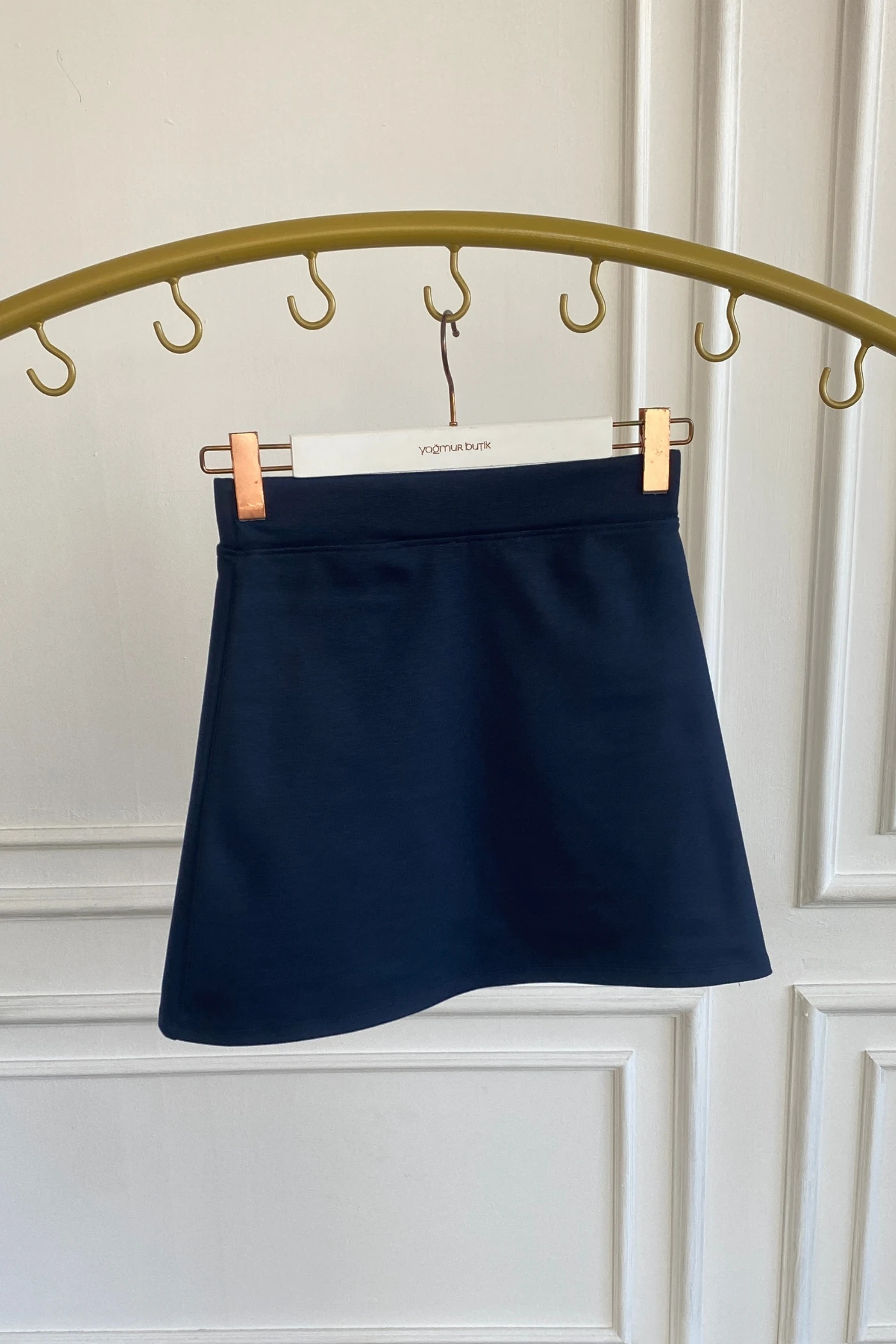 Çan Çelik Örme Etek - LACIVERT