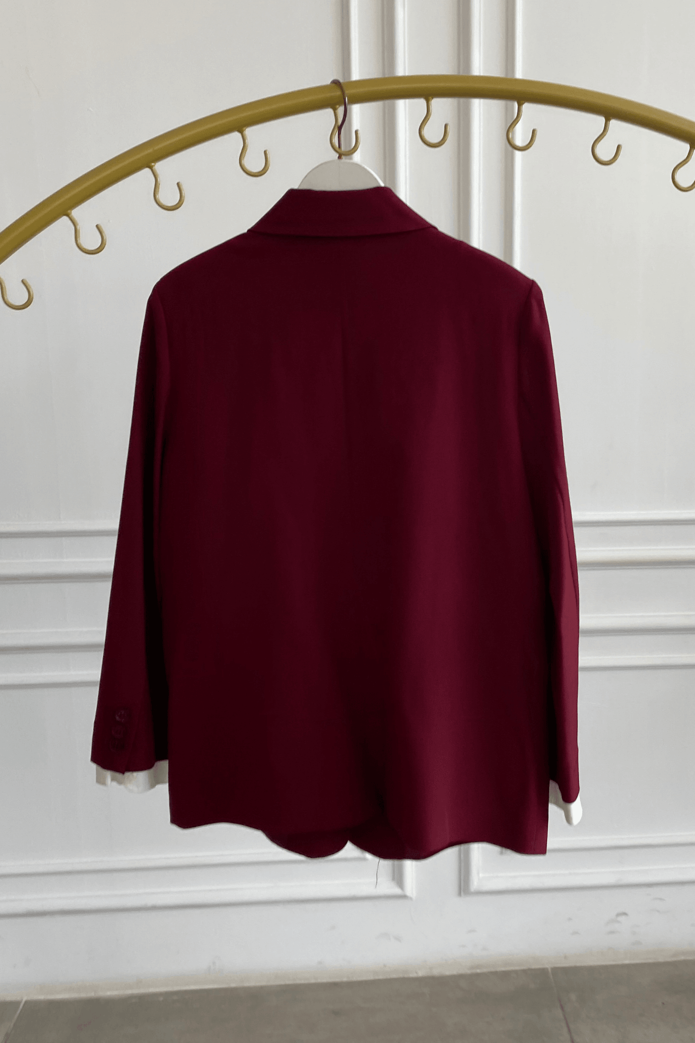 Çıkma Gömlek Manşetli Blazer Ceket