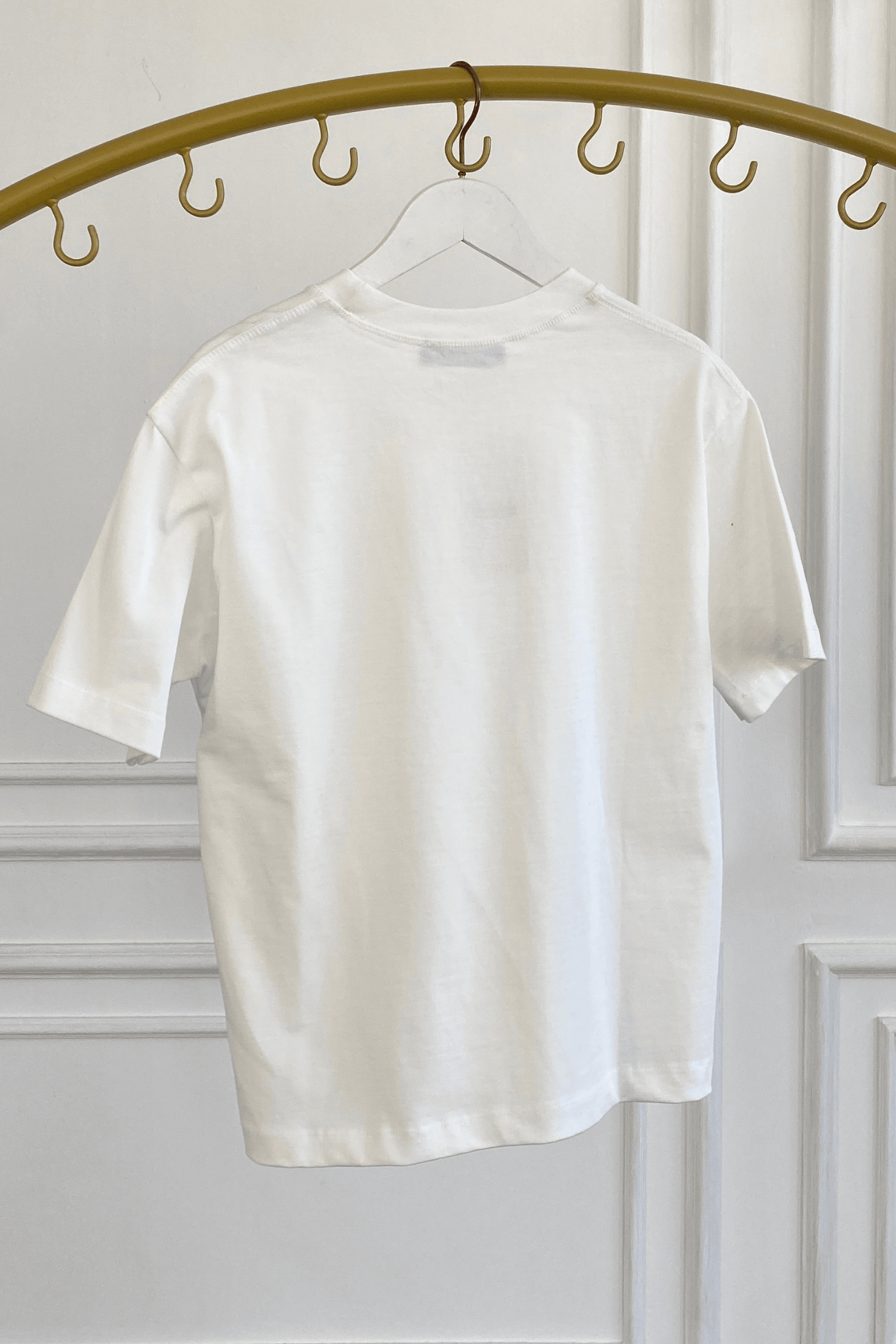 Bisiklet Yaka Kısa Kollu Düz T-Shirt