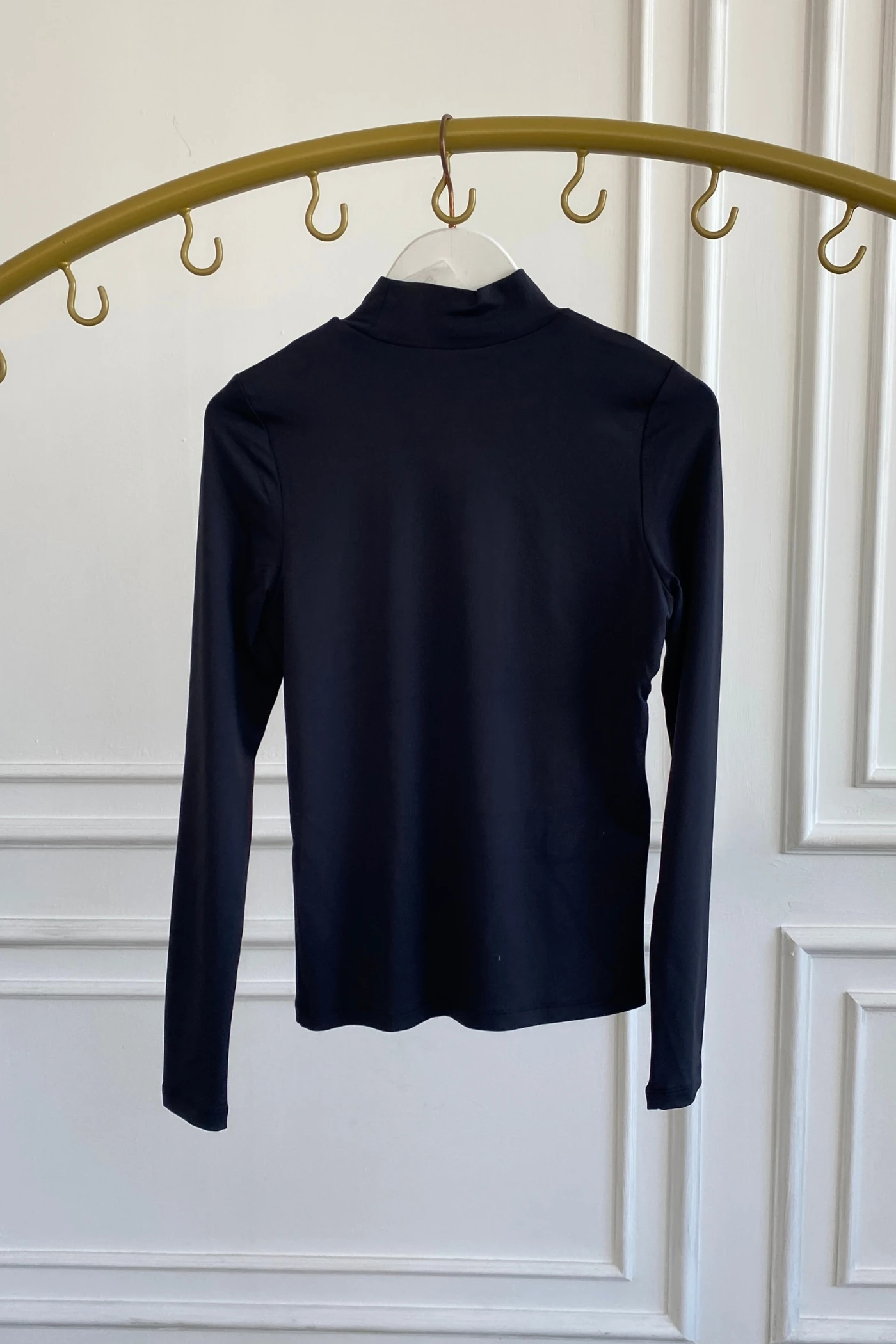 Yarım Balıkçı Bluz - SIYAH