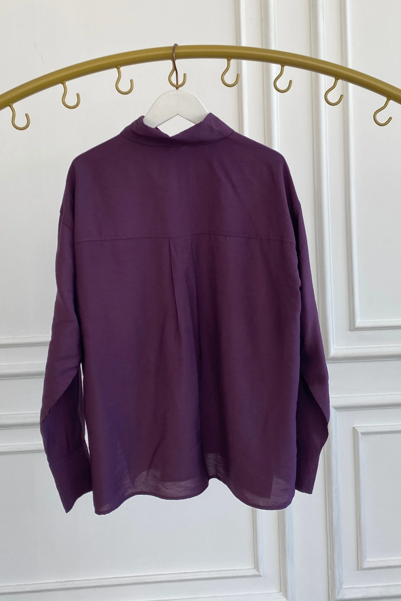 Düz Modal Gömlek - MOR