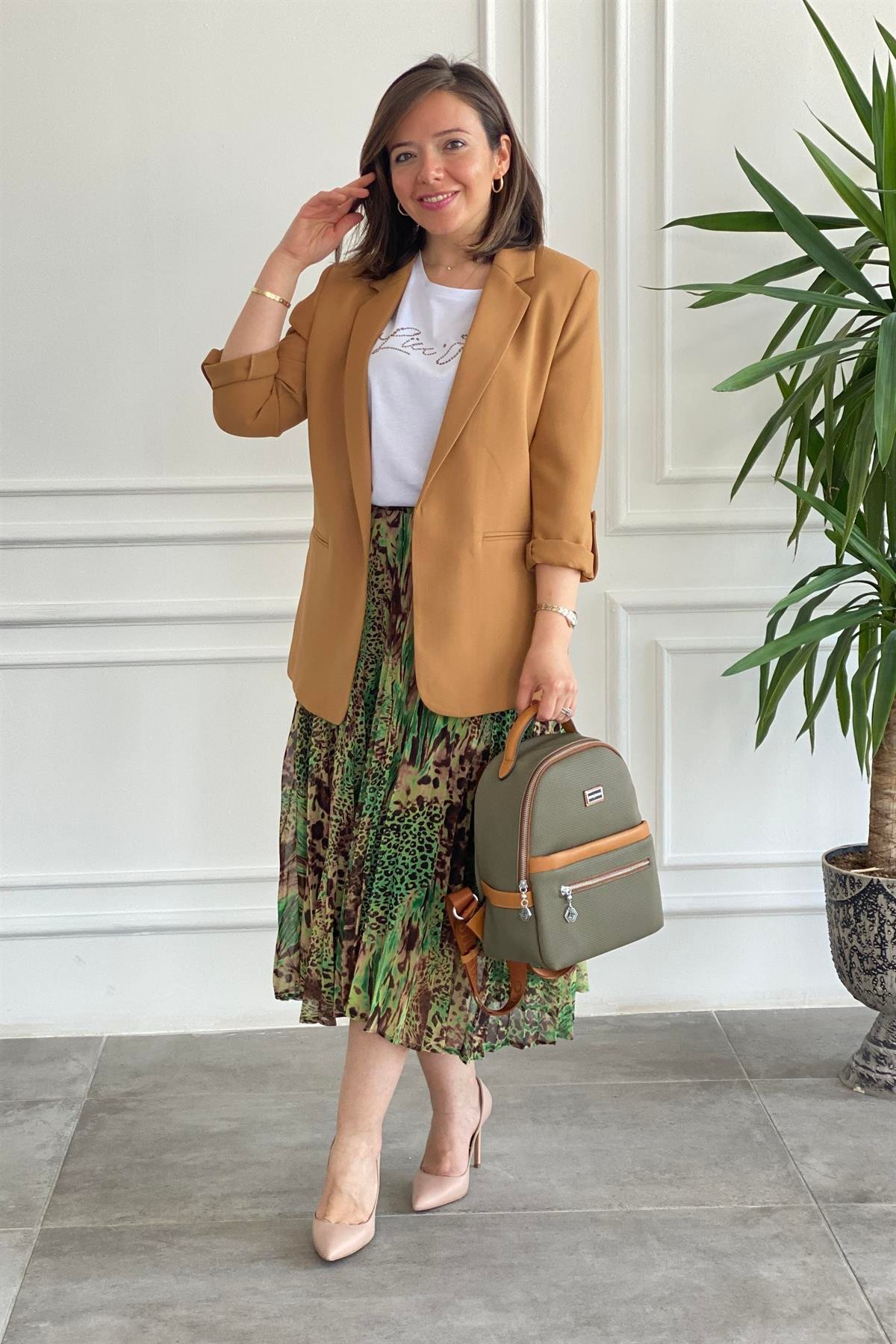 Kol Apoletli Blazer Ceket