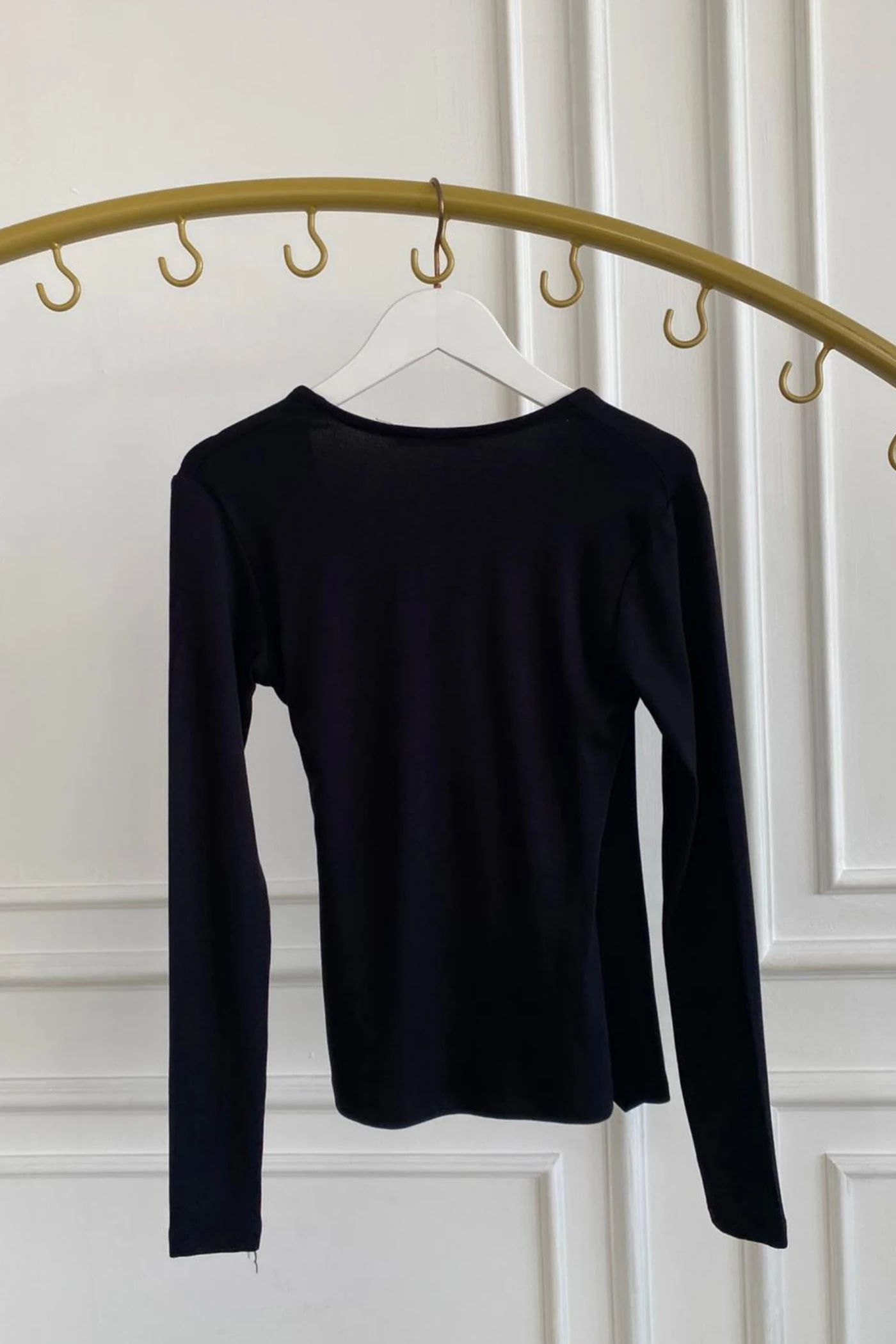 Kruvaze Yaka Toka Detaylı Bluz