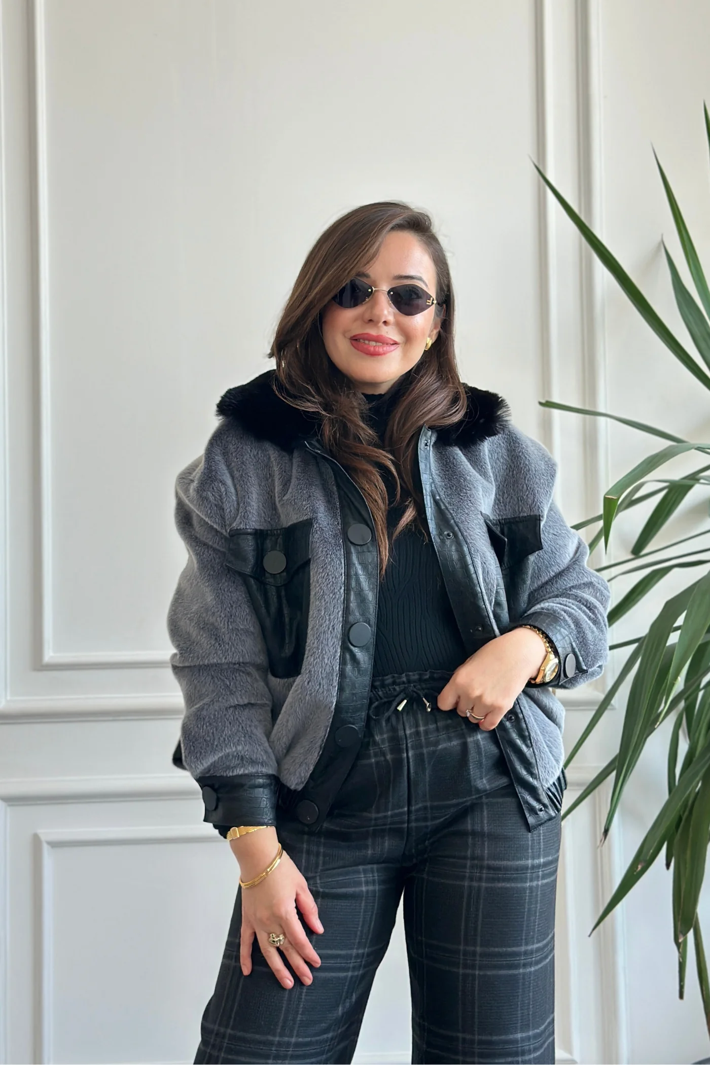 Timsah Derili Posta Cepli Bomber Mont - Gri