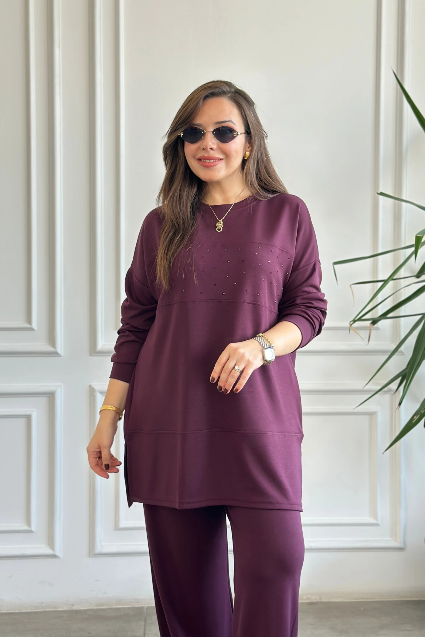 Önü Taş Detaylı Takım - MURDUM