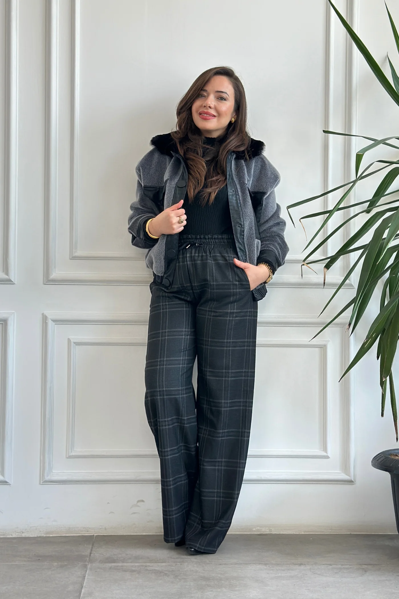 Timsah Derili Posta Cepli Bomber Mont - Gri