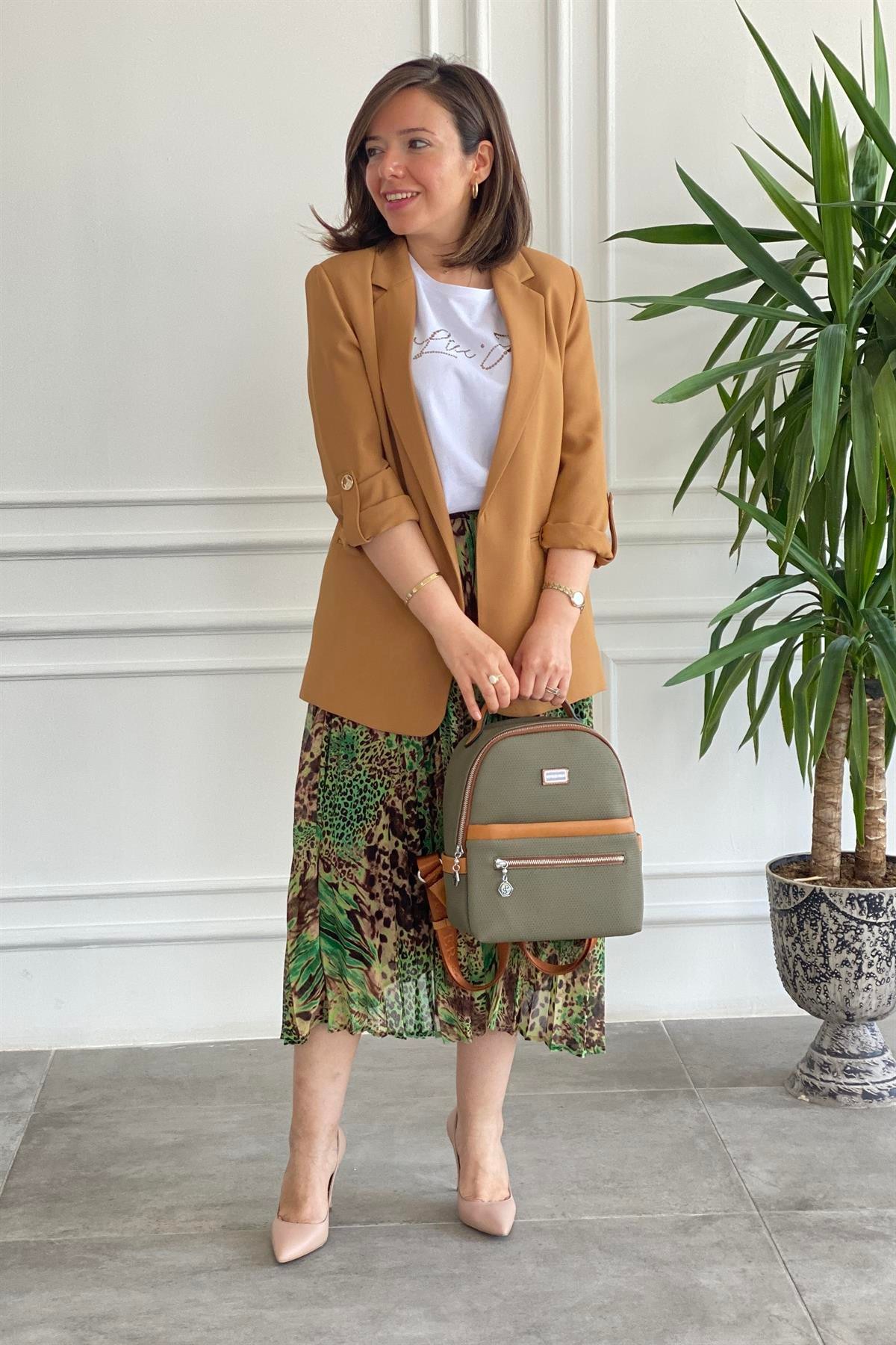 Kol Apoletli Blazer Ceket