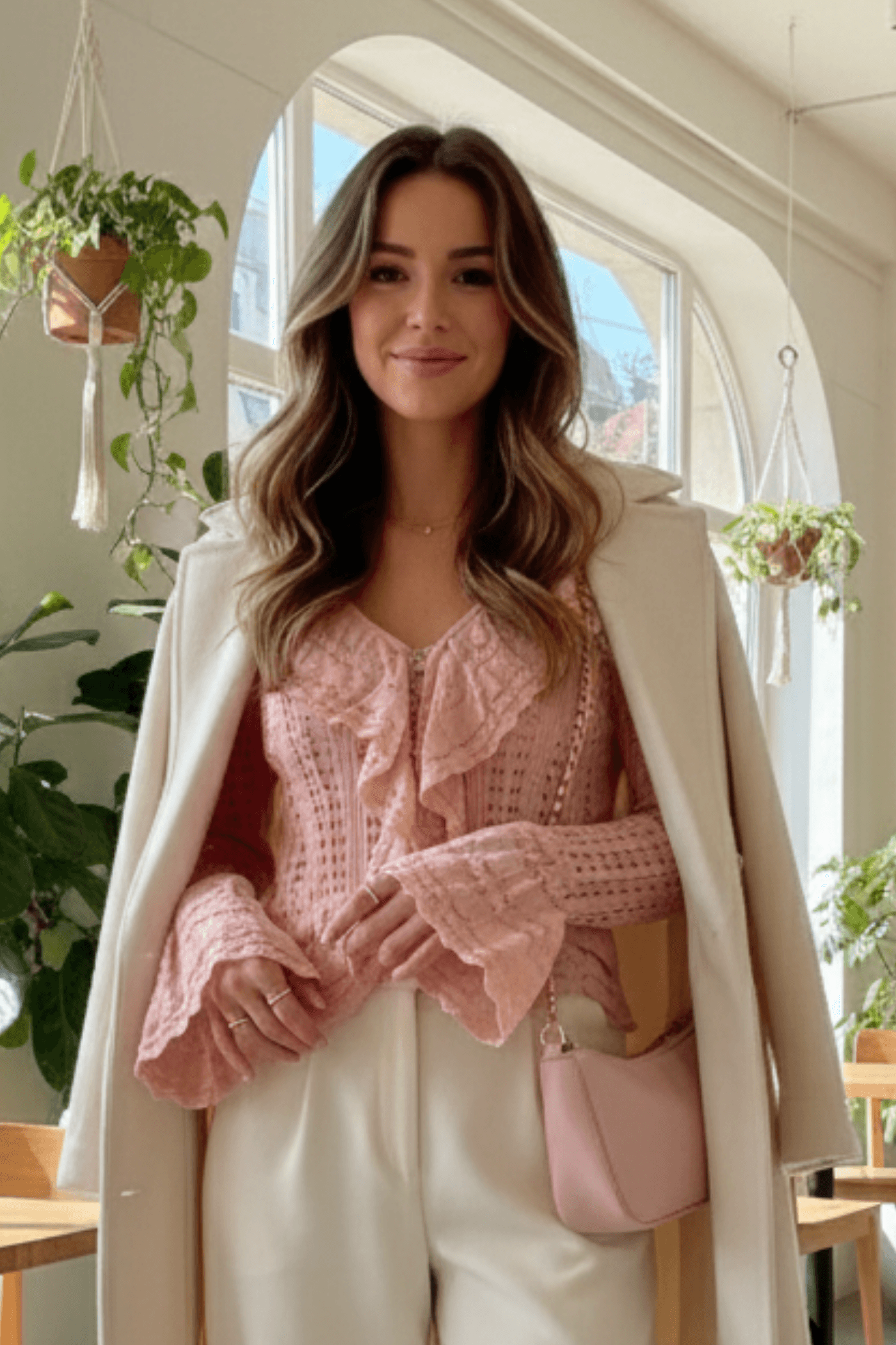 Fırfırlı Triko Hırka