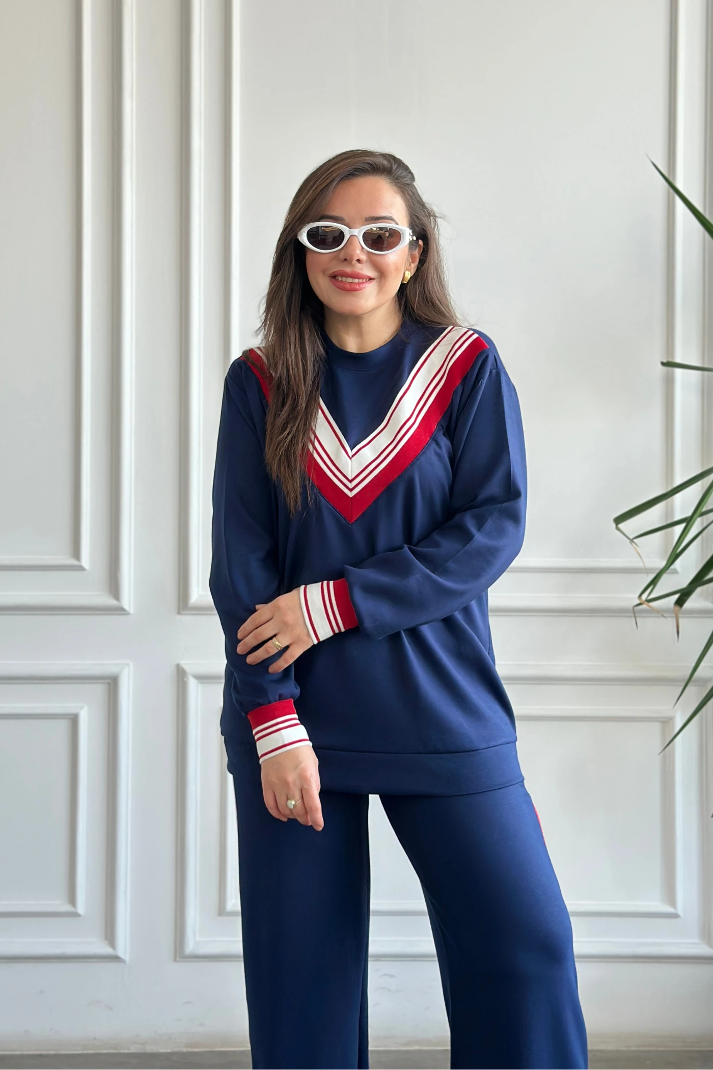 Modal Ribana Detaylı Eşofman Takımı 