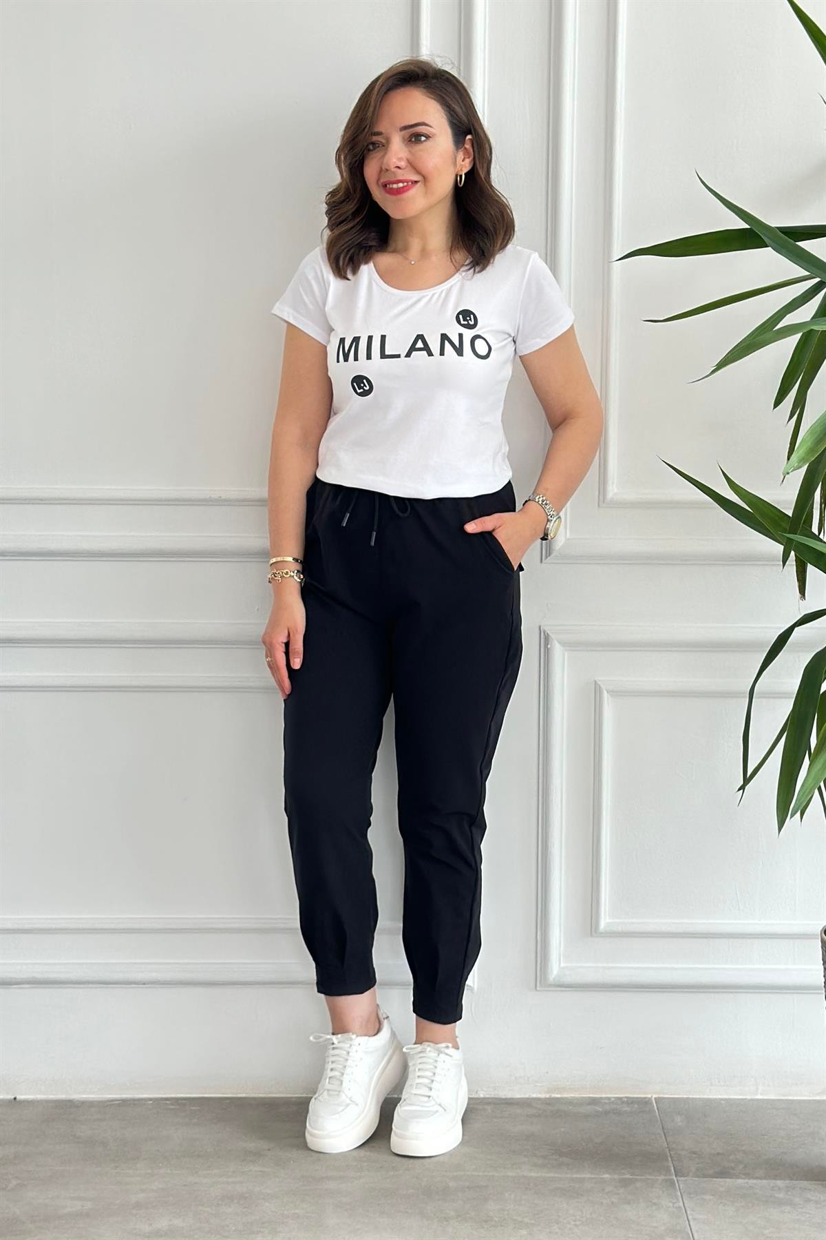 Yazı Baskılı T-Shirt