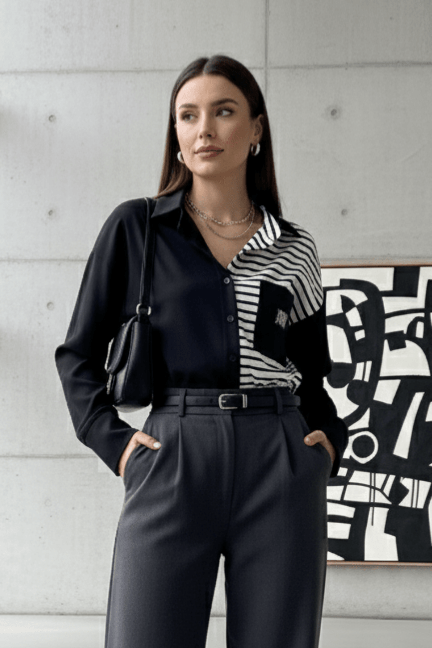 Önden Düğmeli Örme Bluz