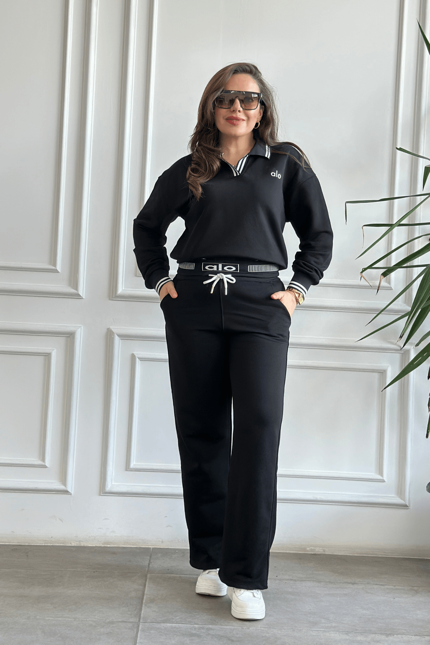 Polo Yaka Ribana Detaylı Takım
