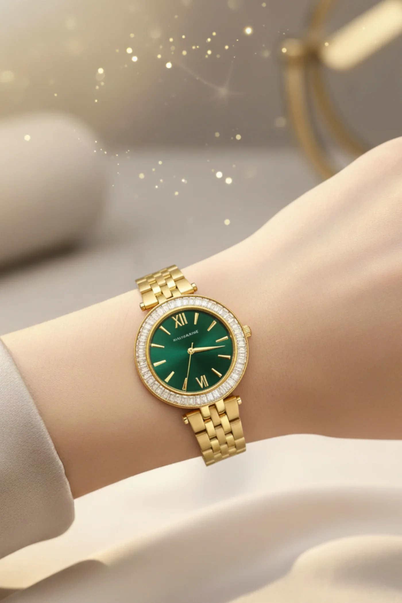 ST58 KADIN KOL SAATİ - GOLD YEŞİL