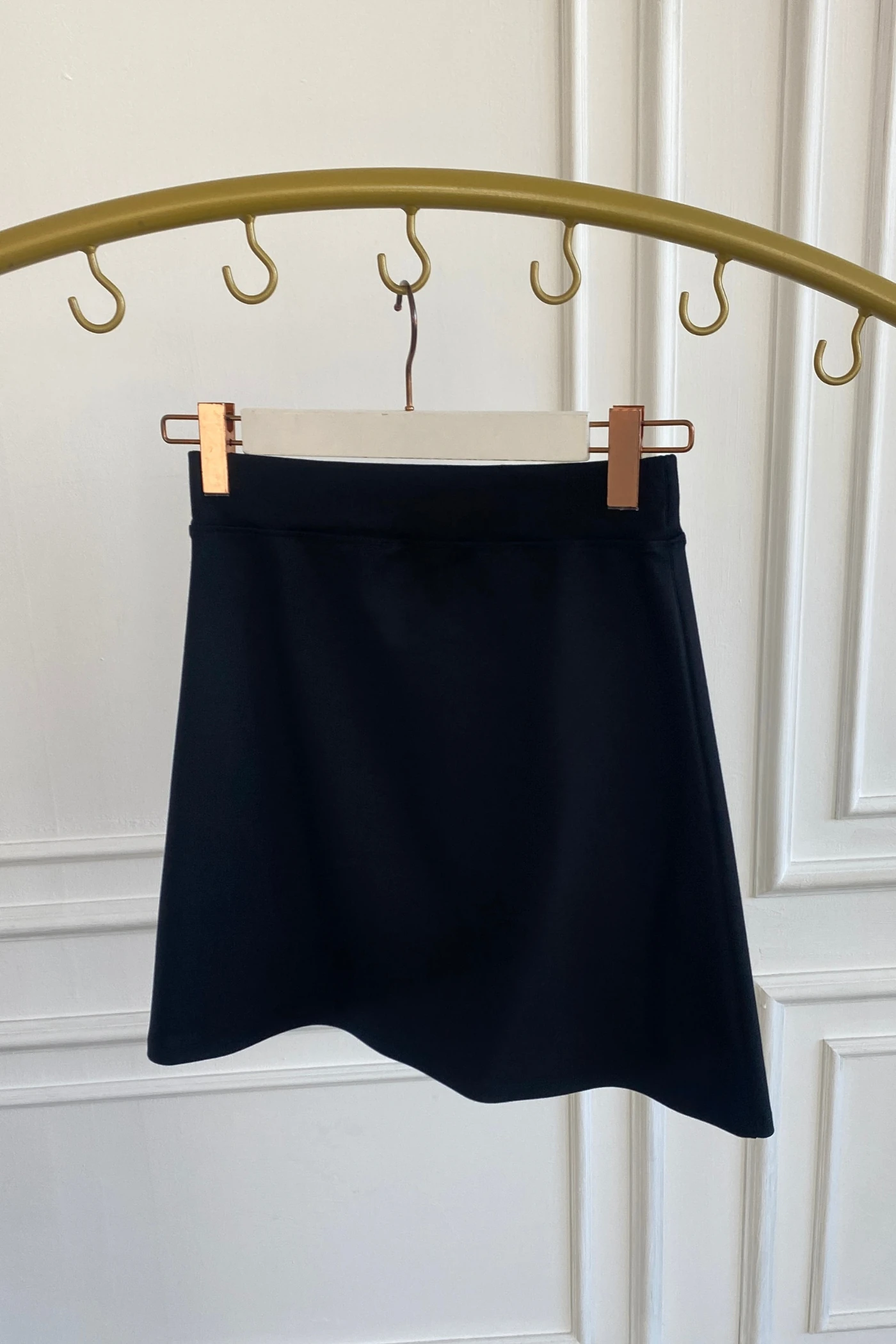 Çan Çelik Örme Etek - SIYAH