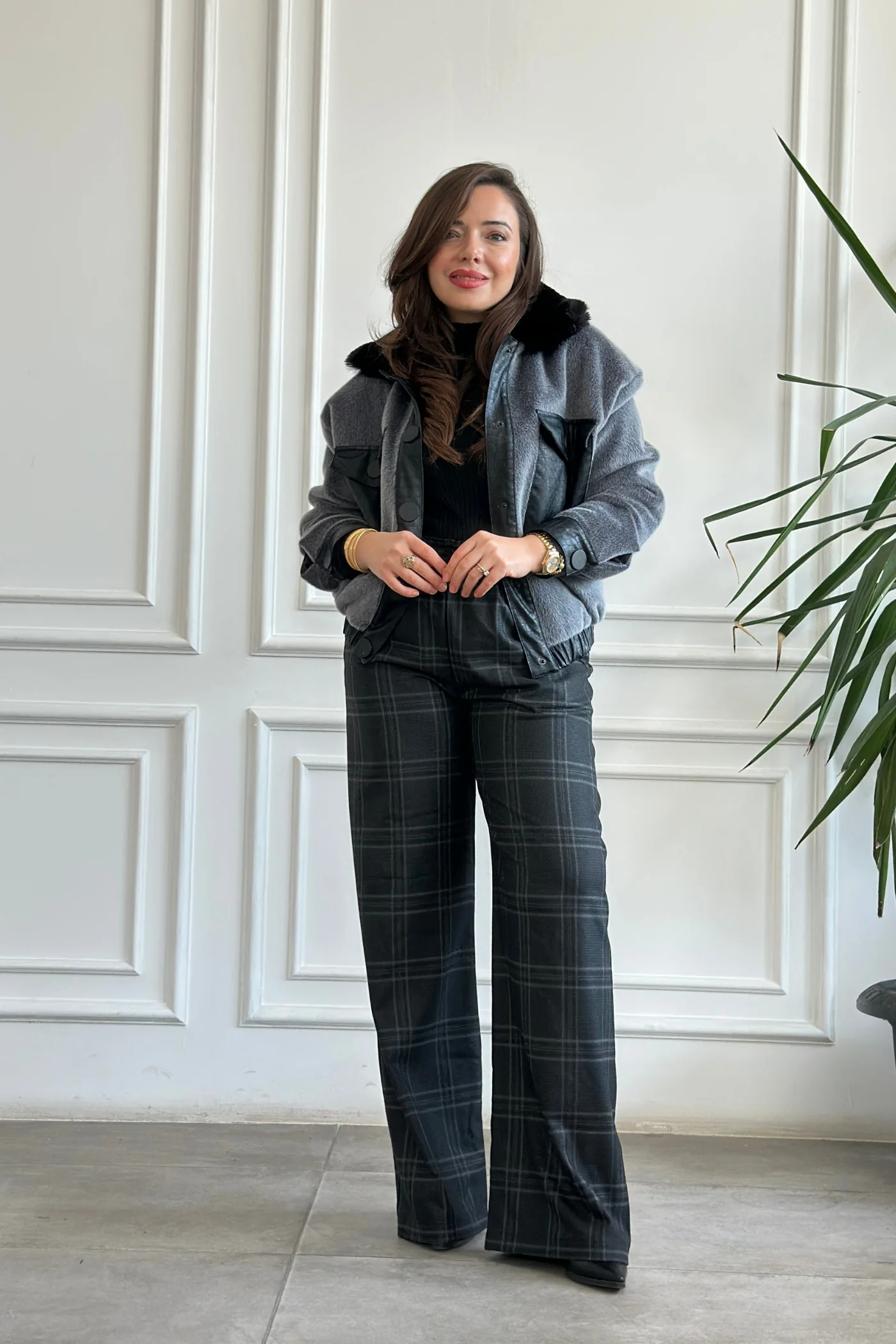 Timsah Derili Posta Cepli Bomber Mont - Gri