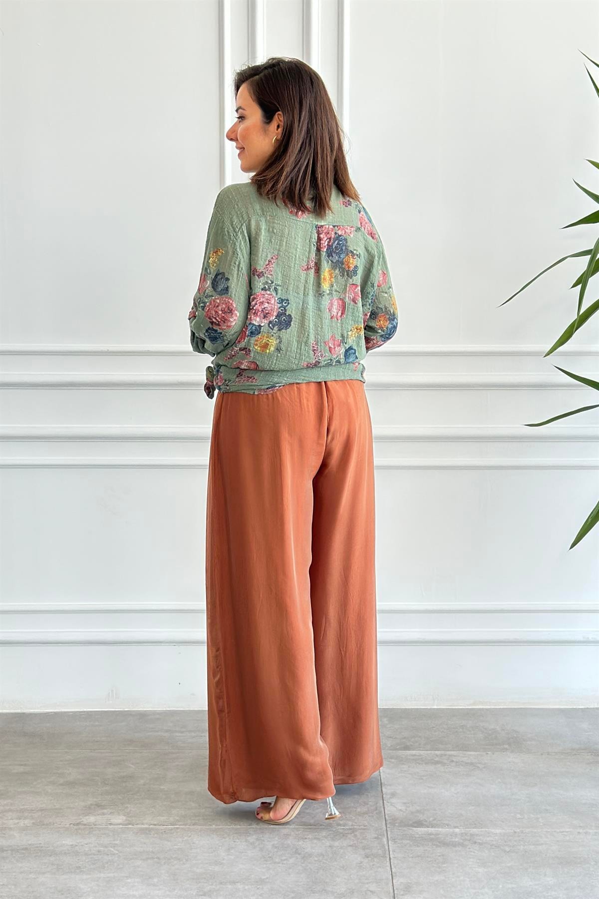 Yama Detaylı Pantolon