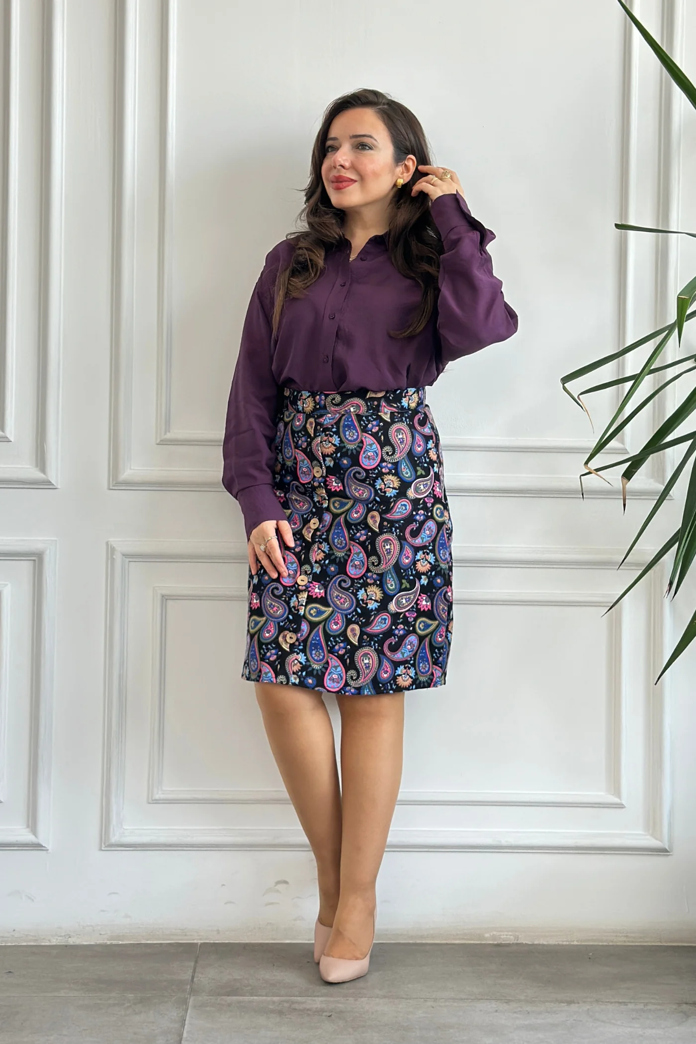 Düz Modal Gömlek - MOR