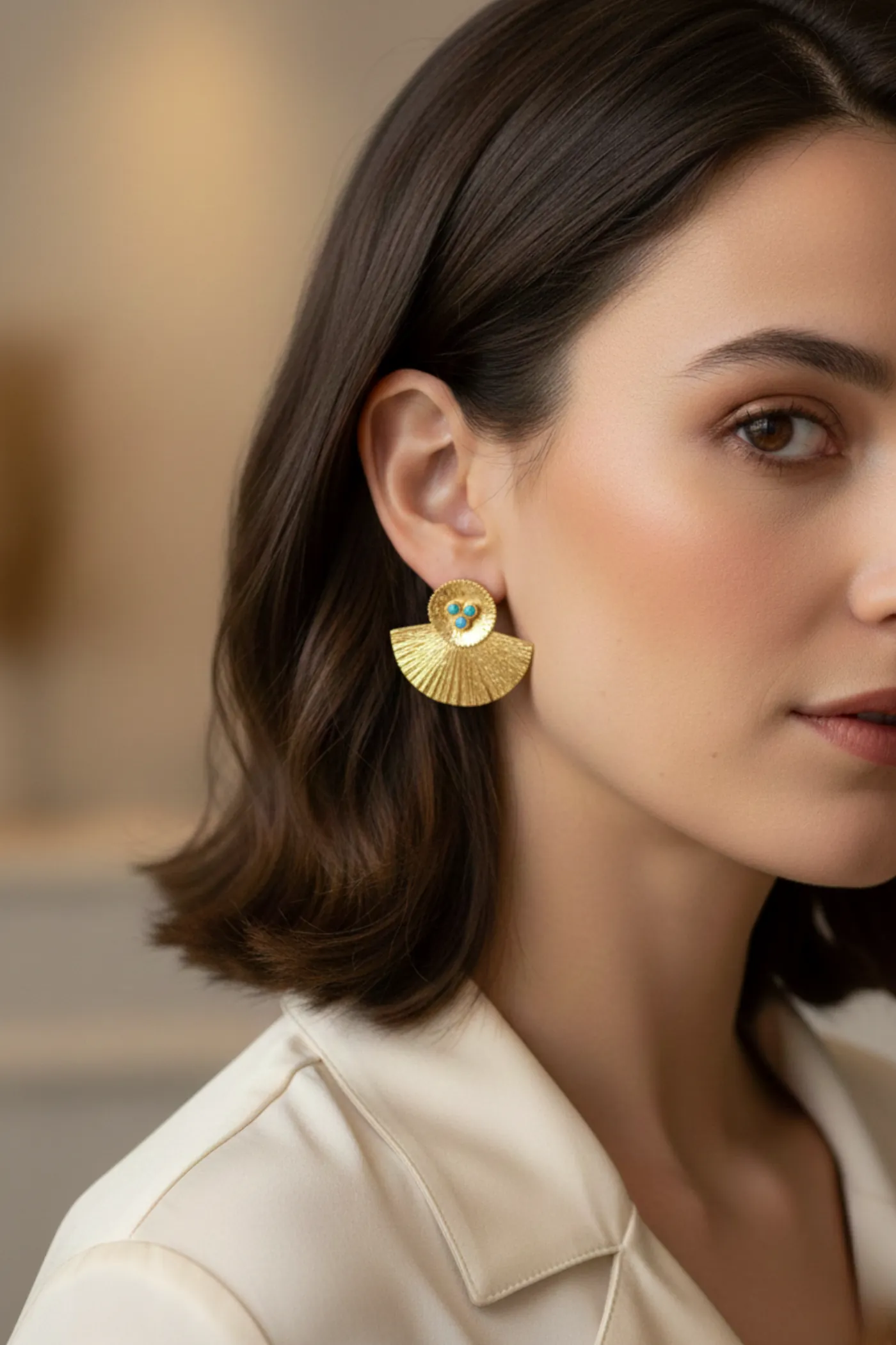 KP09 MİKANOS YELPAZE KÜPE